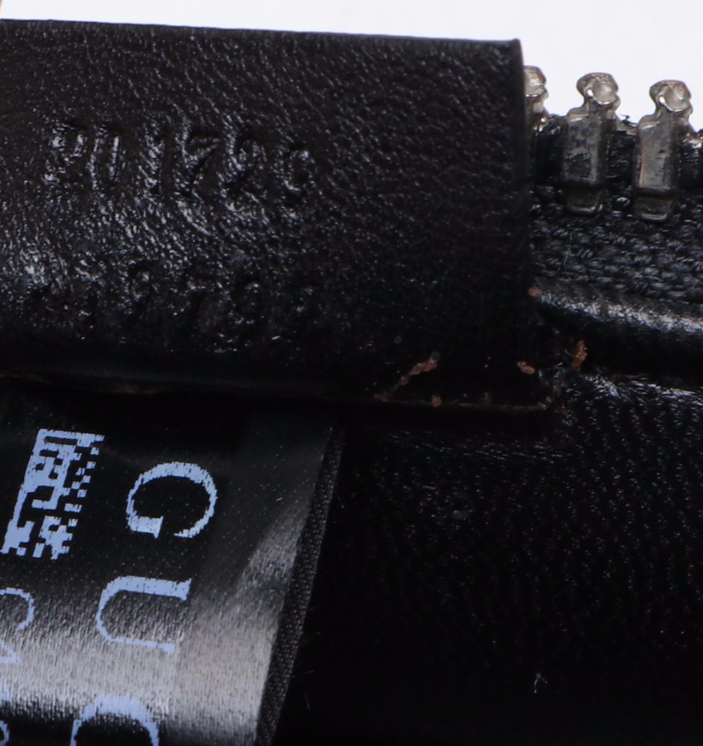 Gucci Hard Shell Briefcase Bag in Black Textured Leather