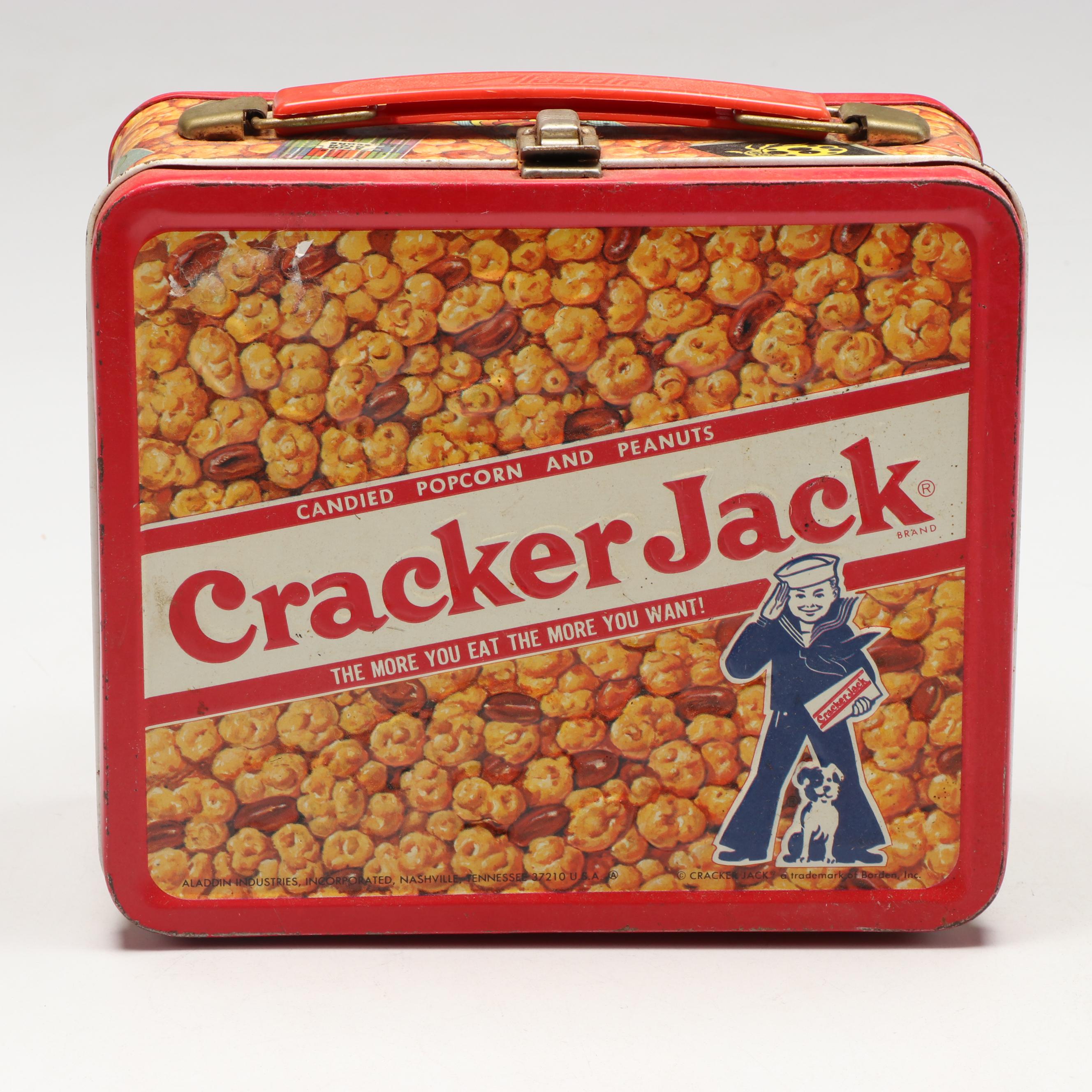 Cracker Jack and Howdy Doody Tin Litho Lunchboxes, Late 20th Century