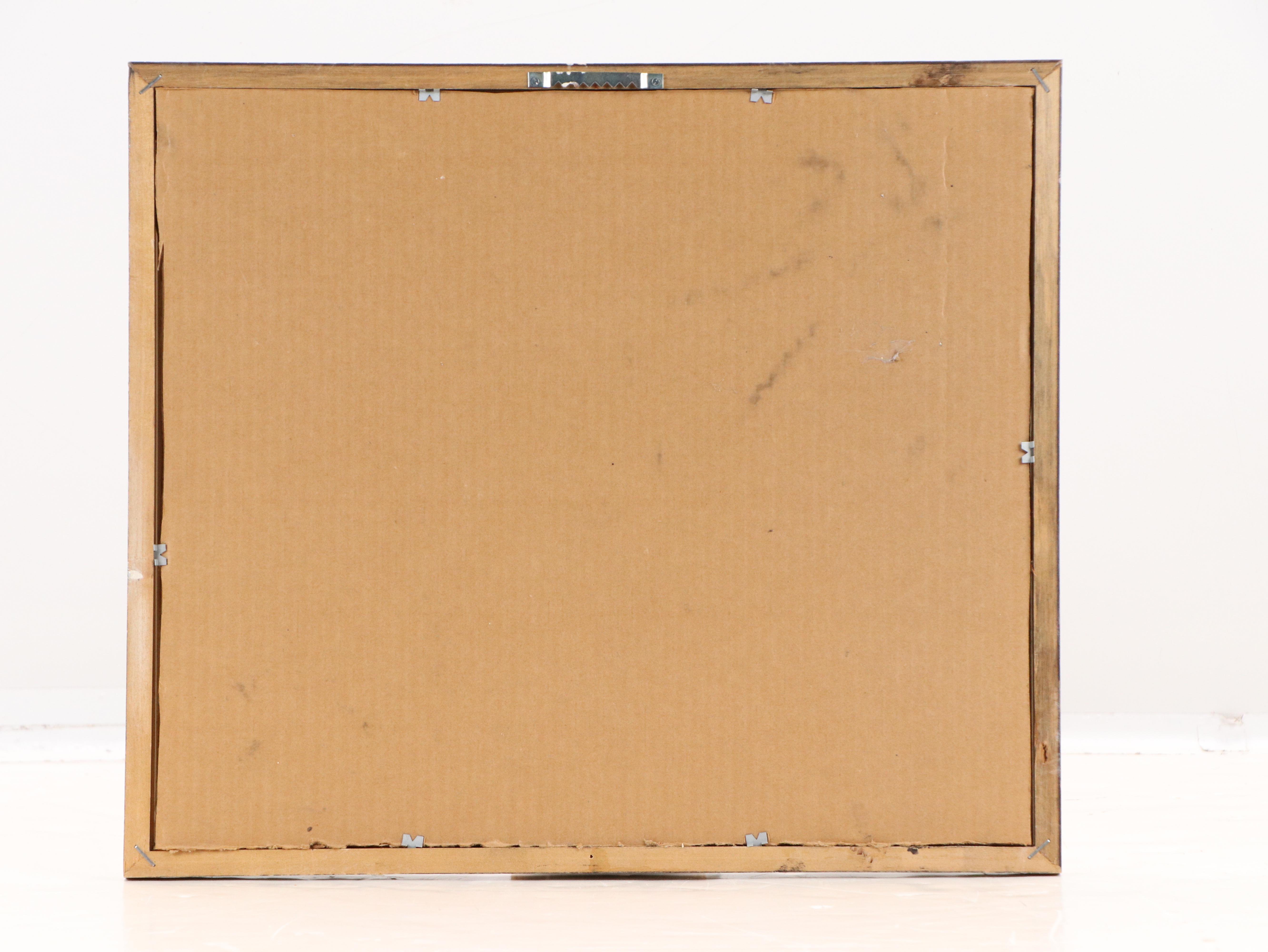 Chinese School Gouache Painting on Silk of Bird with Flowers