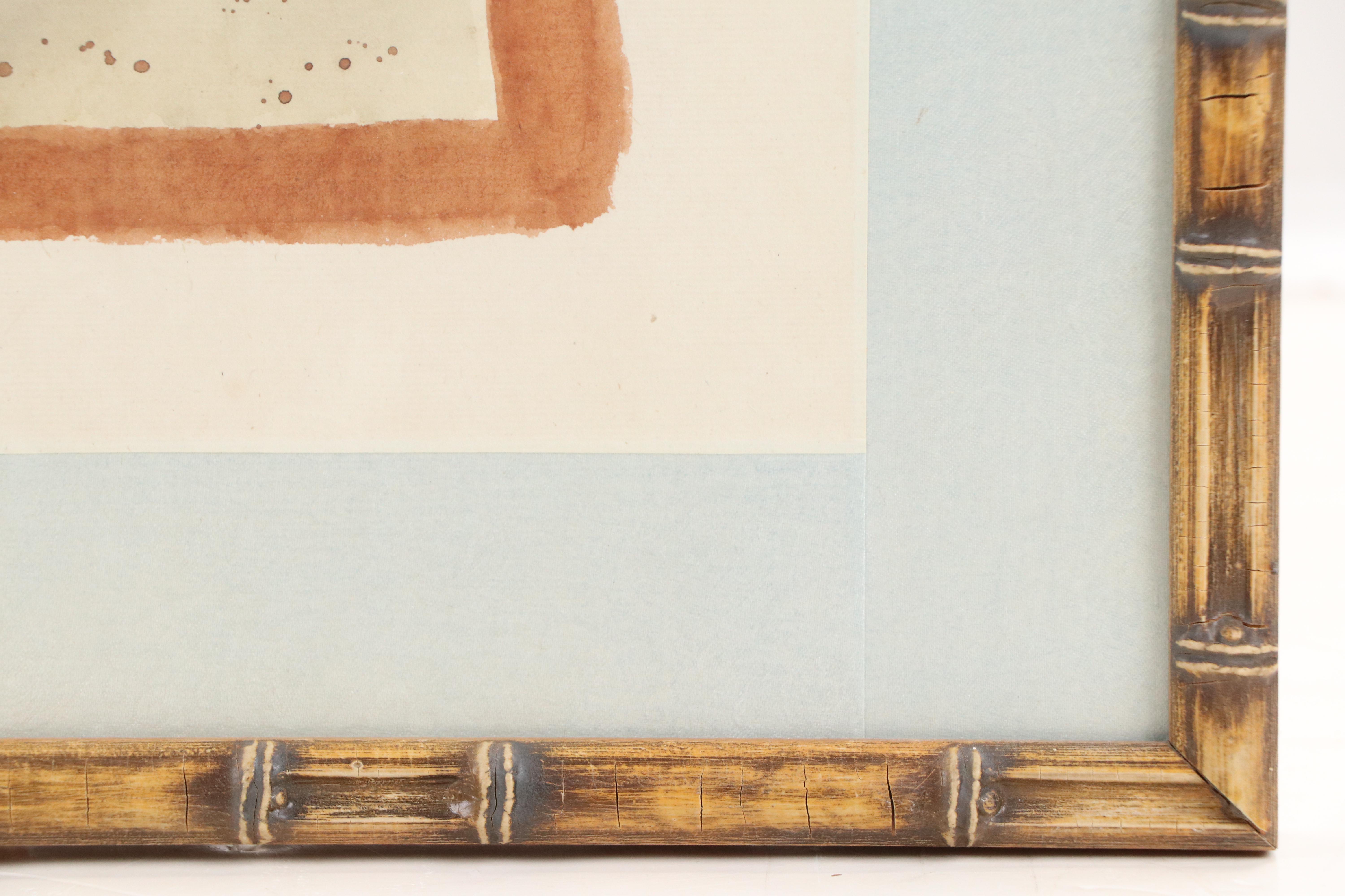 Chinese School Watercolor Painting of Hunter on Horseback