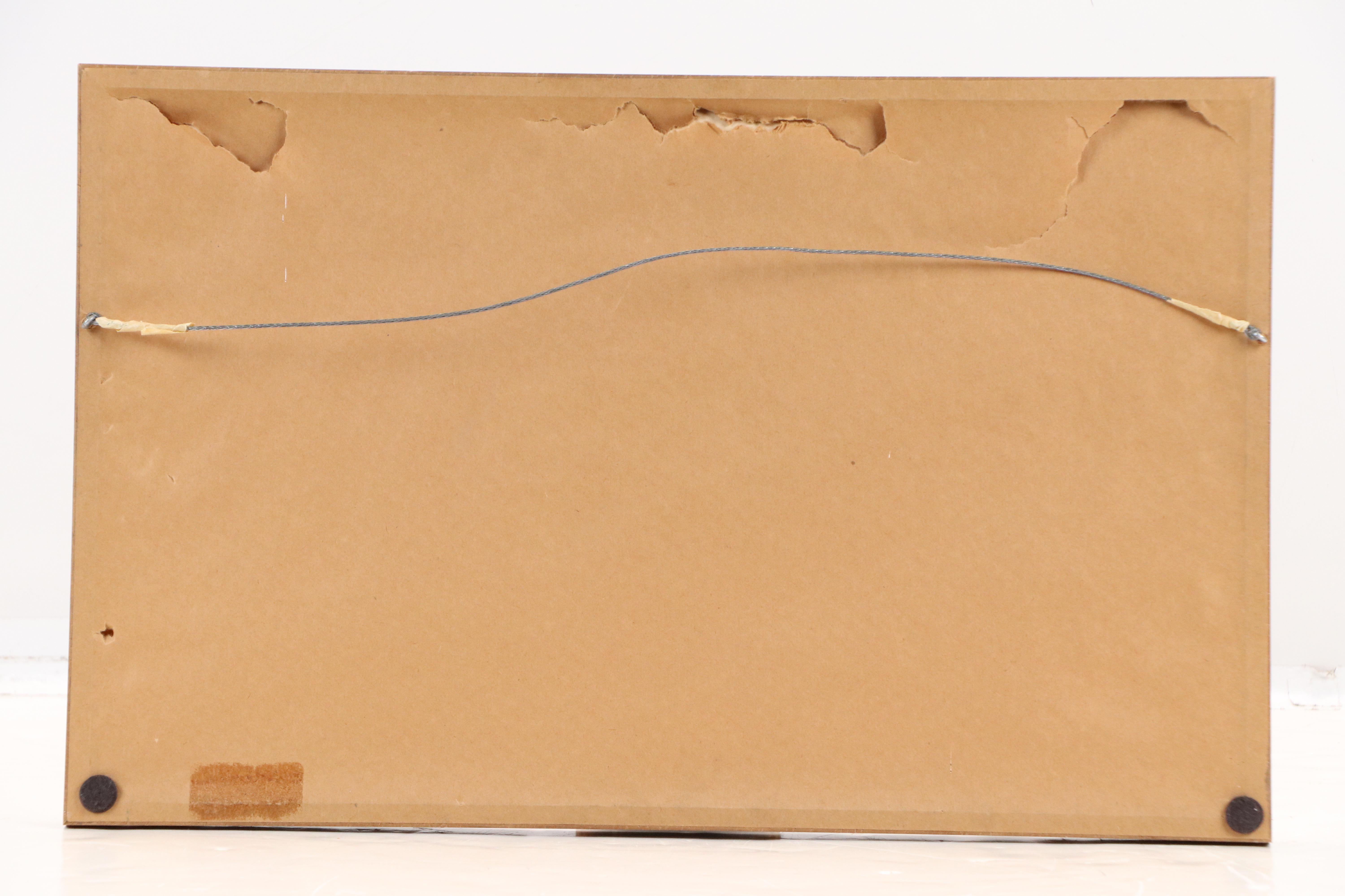 Chinese School Watercolor Painting of Hunter on Horseback