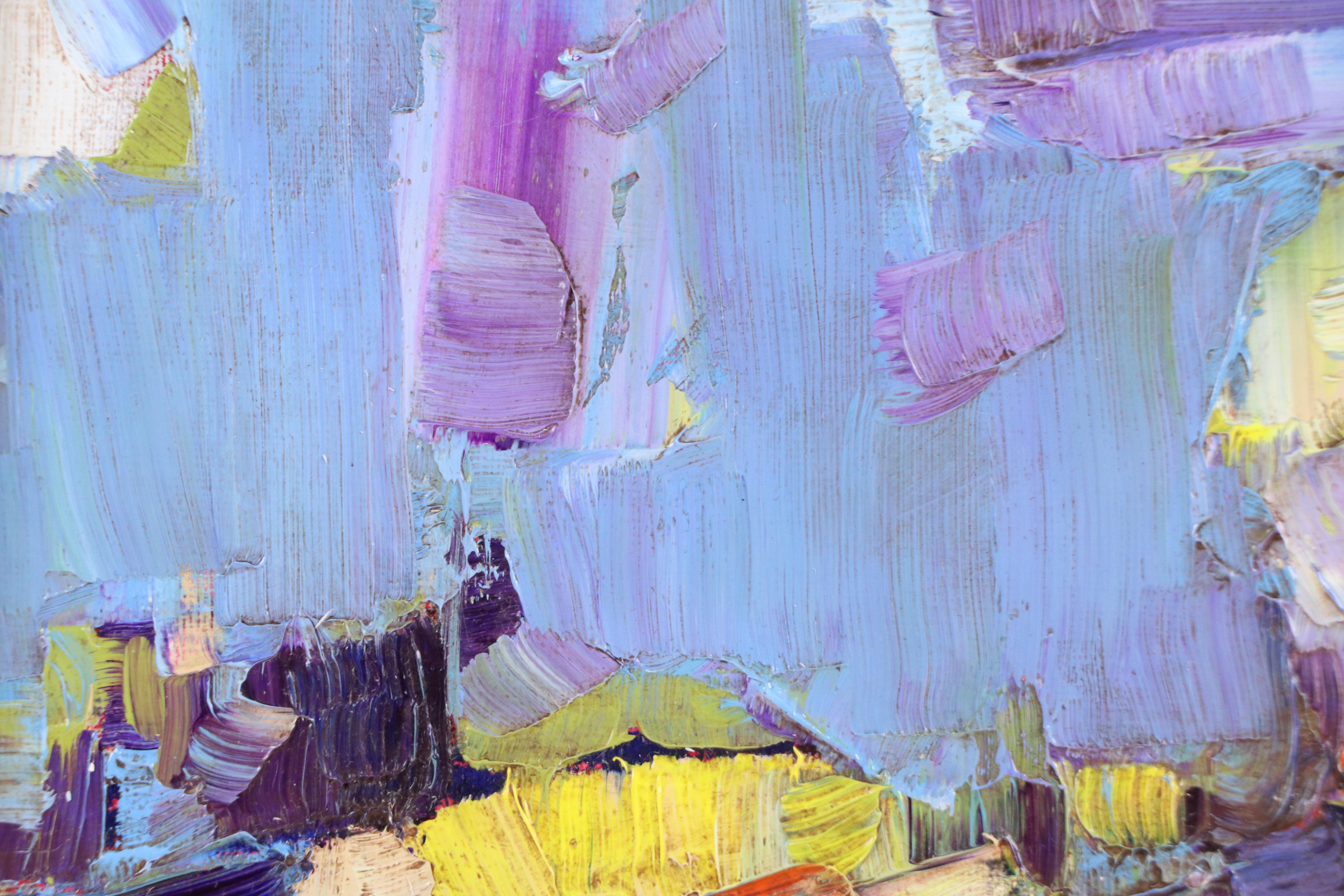 Serguei Novitchkov Abstract Oil Painting "San Francisco, California," 2025