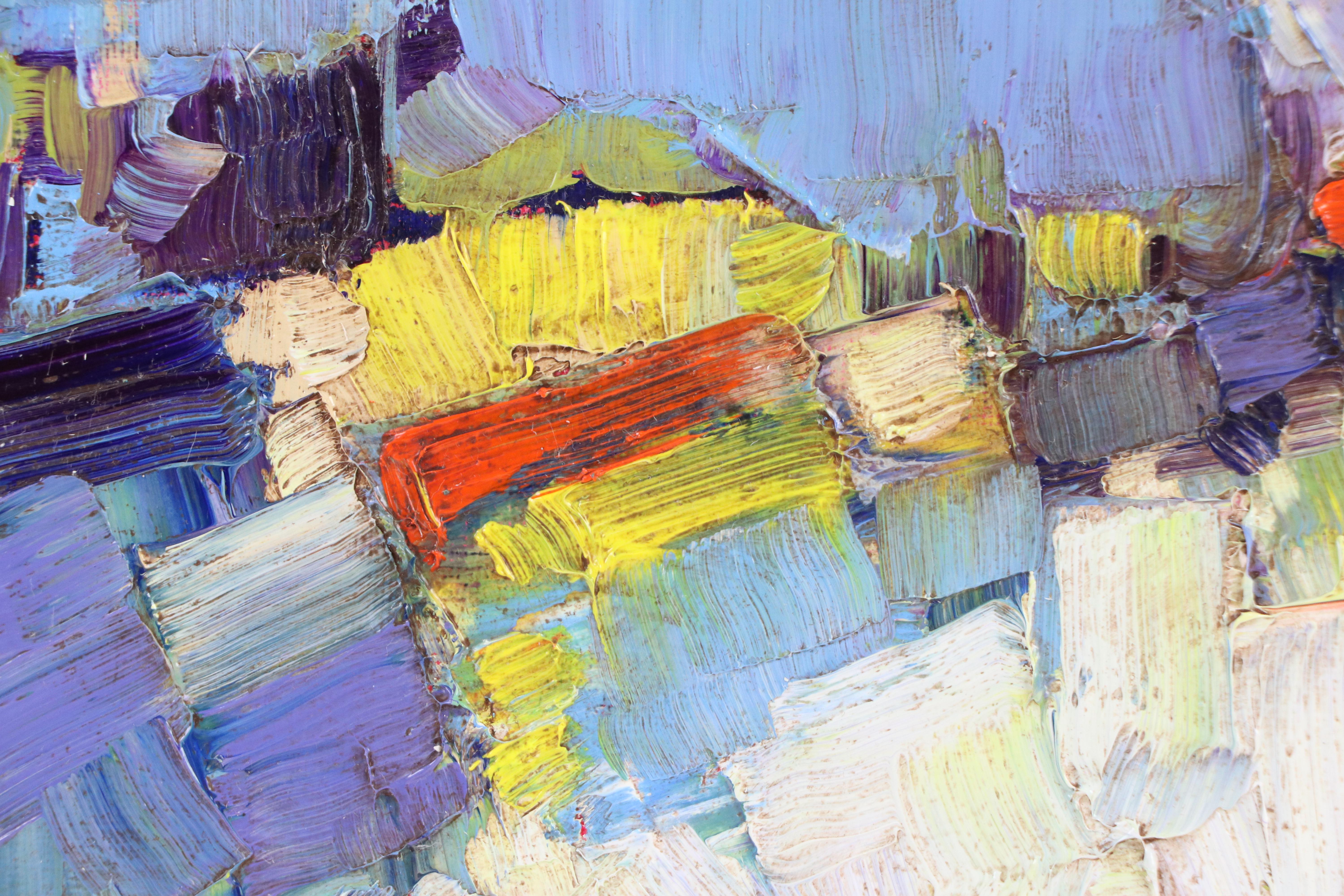 Serguei Novitchkov Abstract Oil Painting "San Francisco, California," 2025