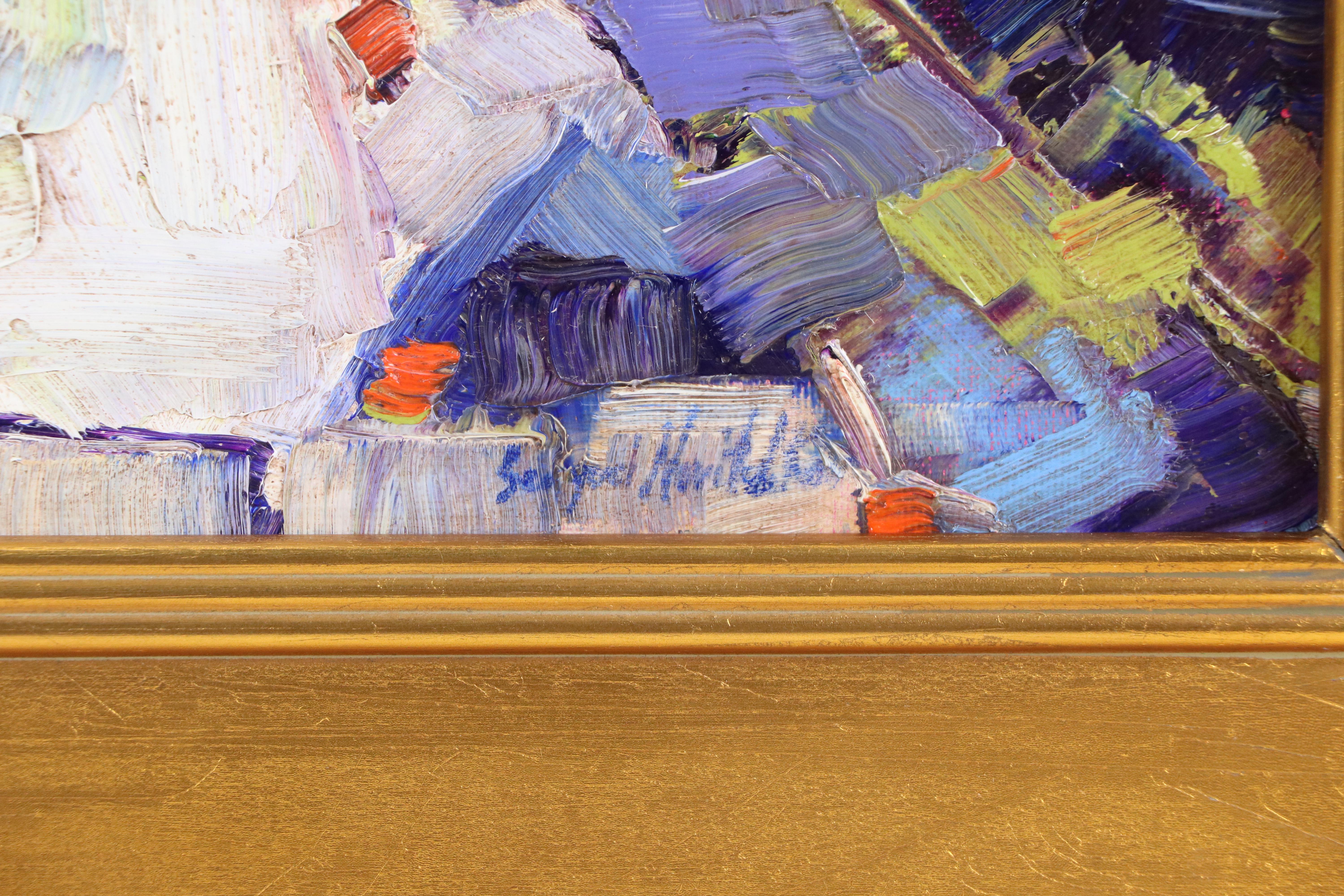 Serguei Novitchkov Abstract Oil Painting "San Francisco, California," 2025