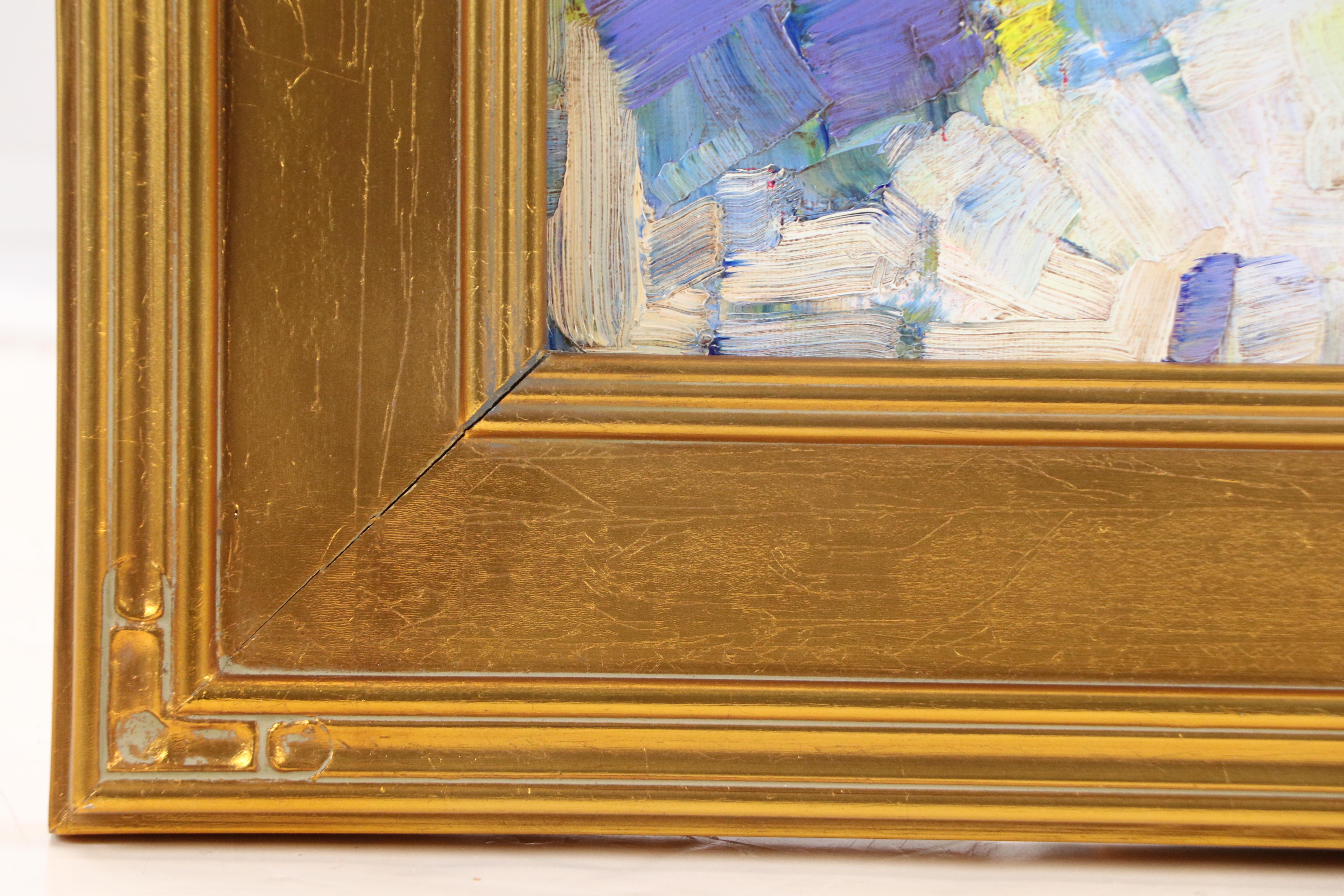 Serguei Novitchkov Abstract Oil Painting "San Francisco, California," 2025