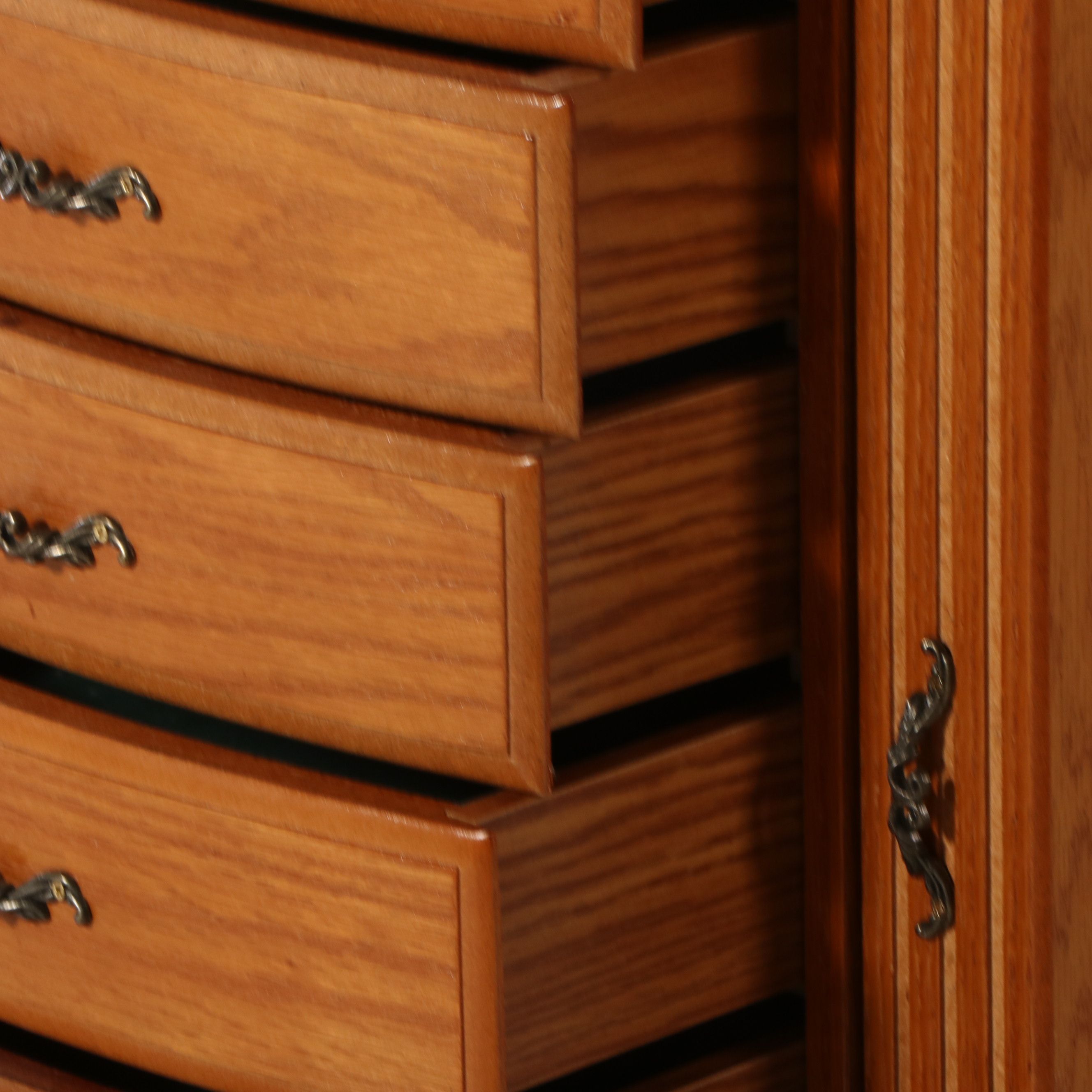 Colonial Style Jewelry Cabinet
