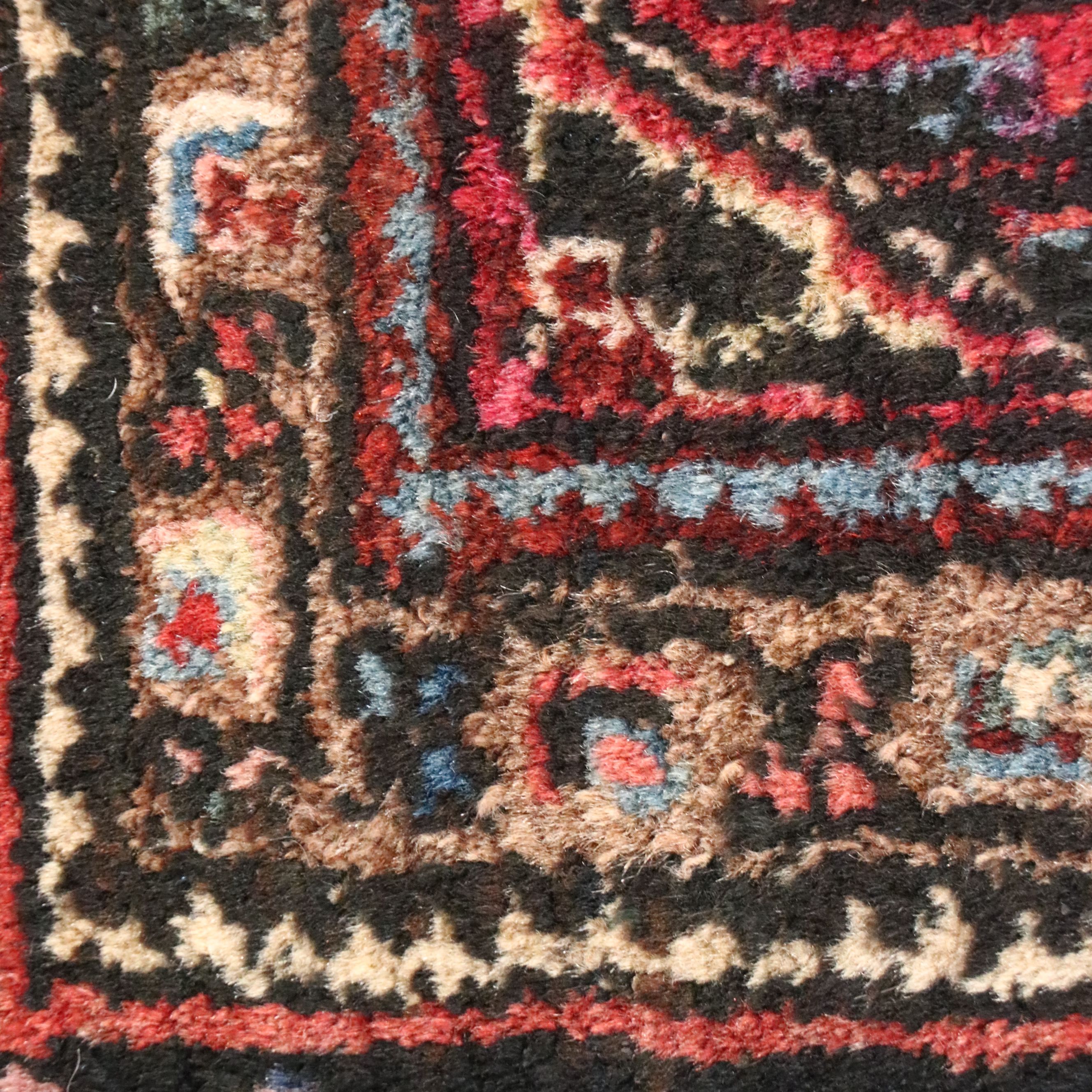 3'5 x 5'2 Hand-Knotted Persian Sarouk Area Rug