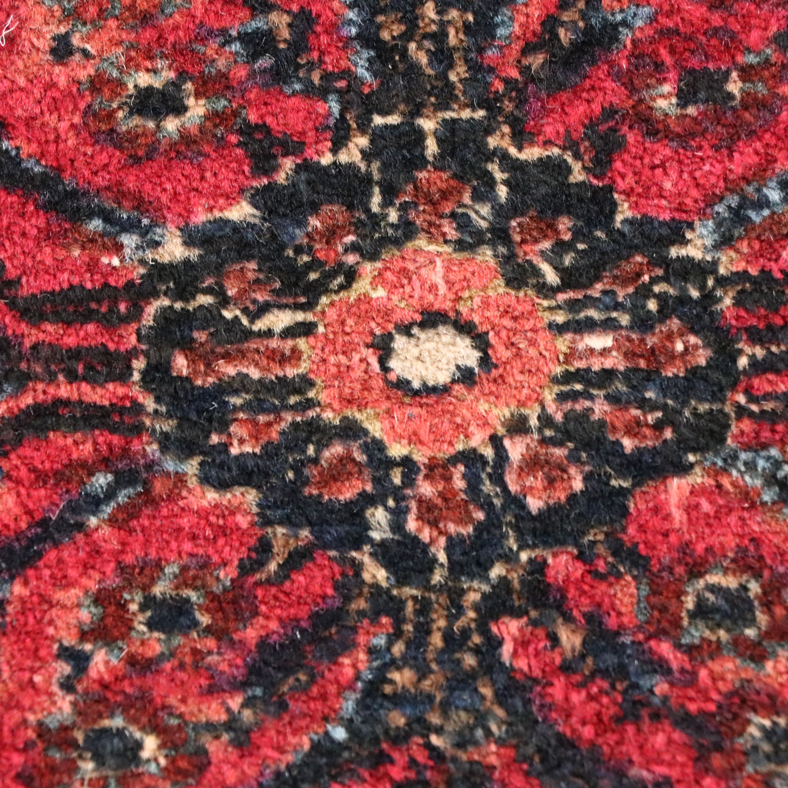 3'5 x 5'2 Hand-Knotted Persian Sarouk Area Rug