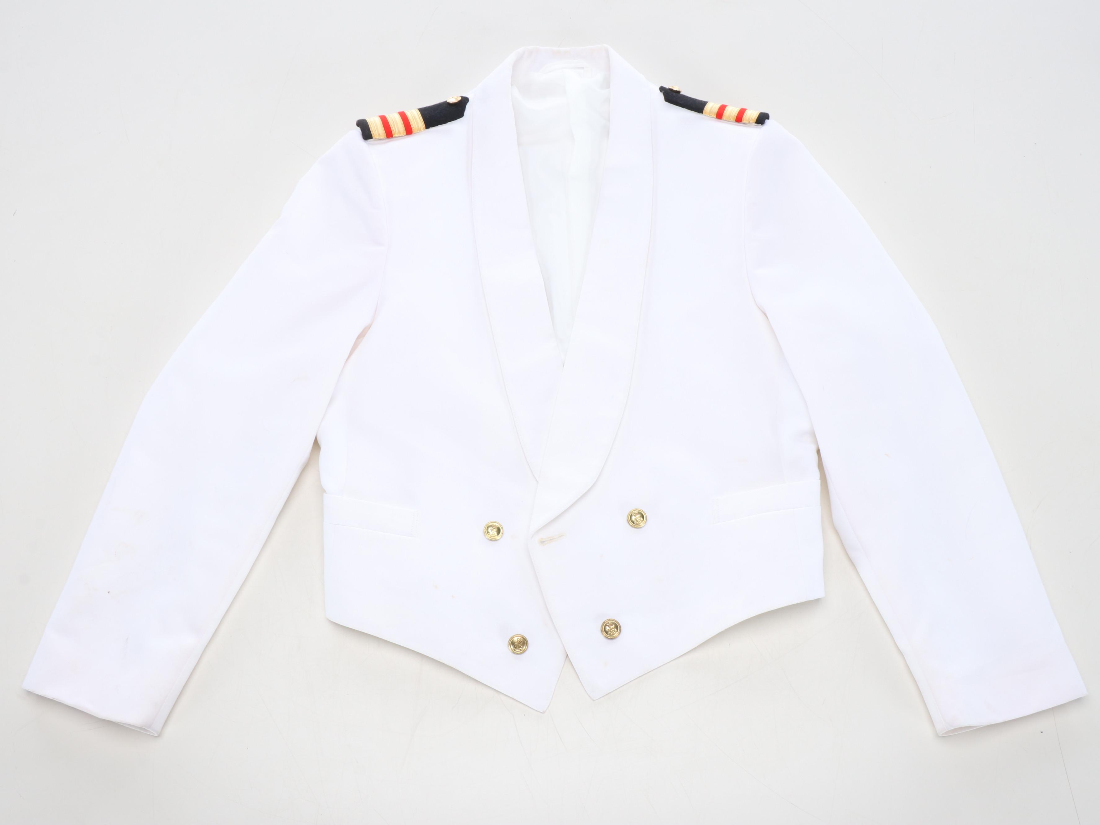 Merchant Navy White Coat and Bartonelli Pants