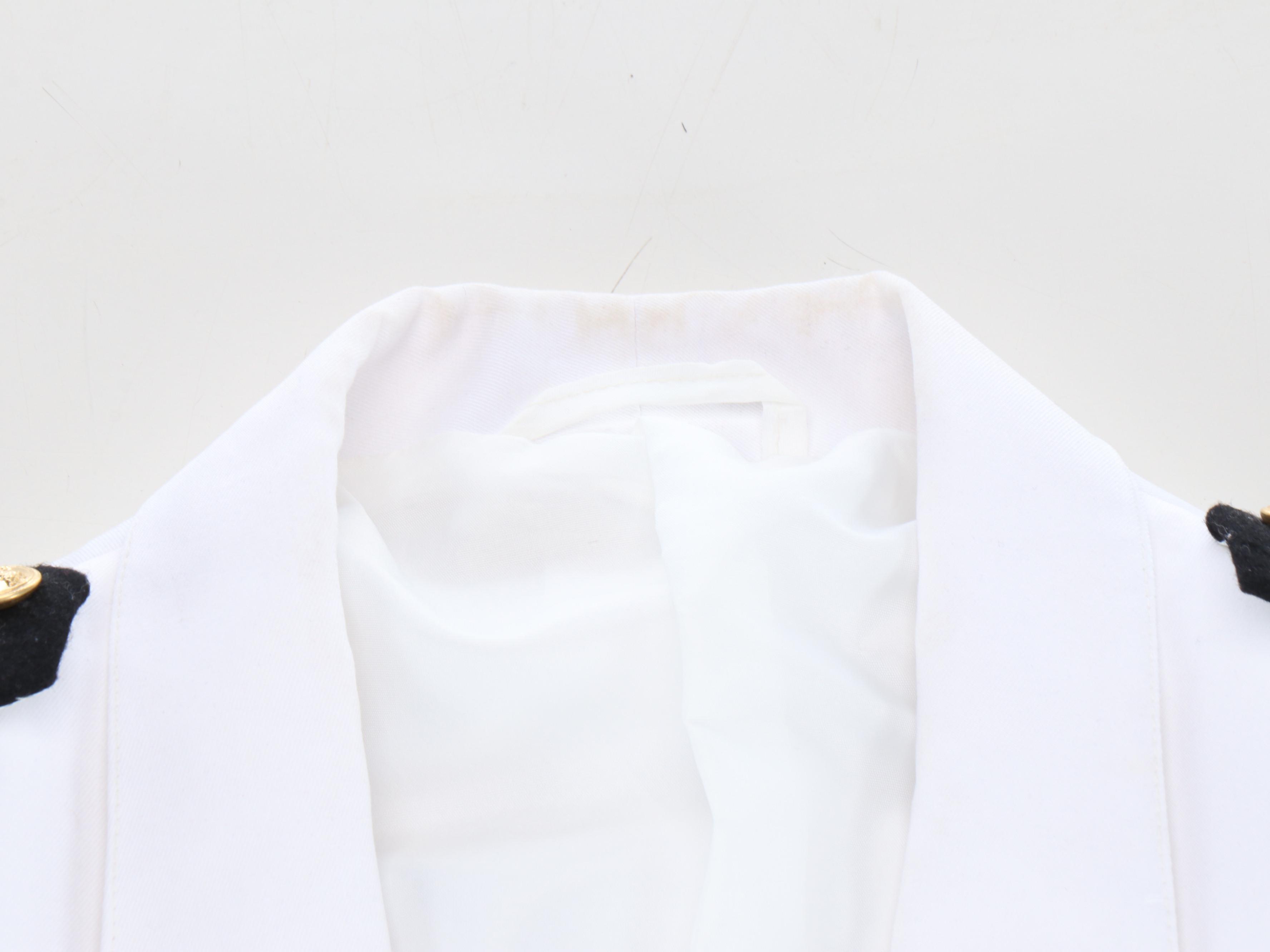 Merchant Navy White Coat and Bartonelli Pants