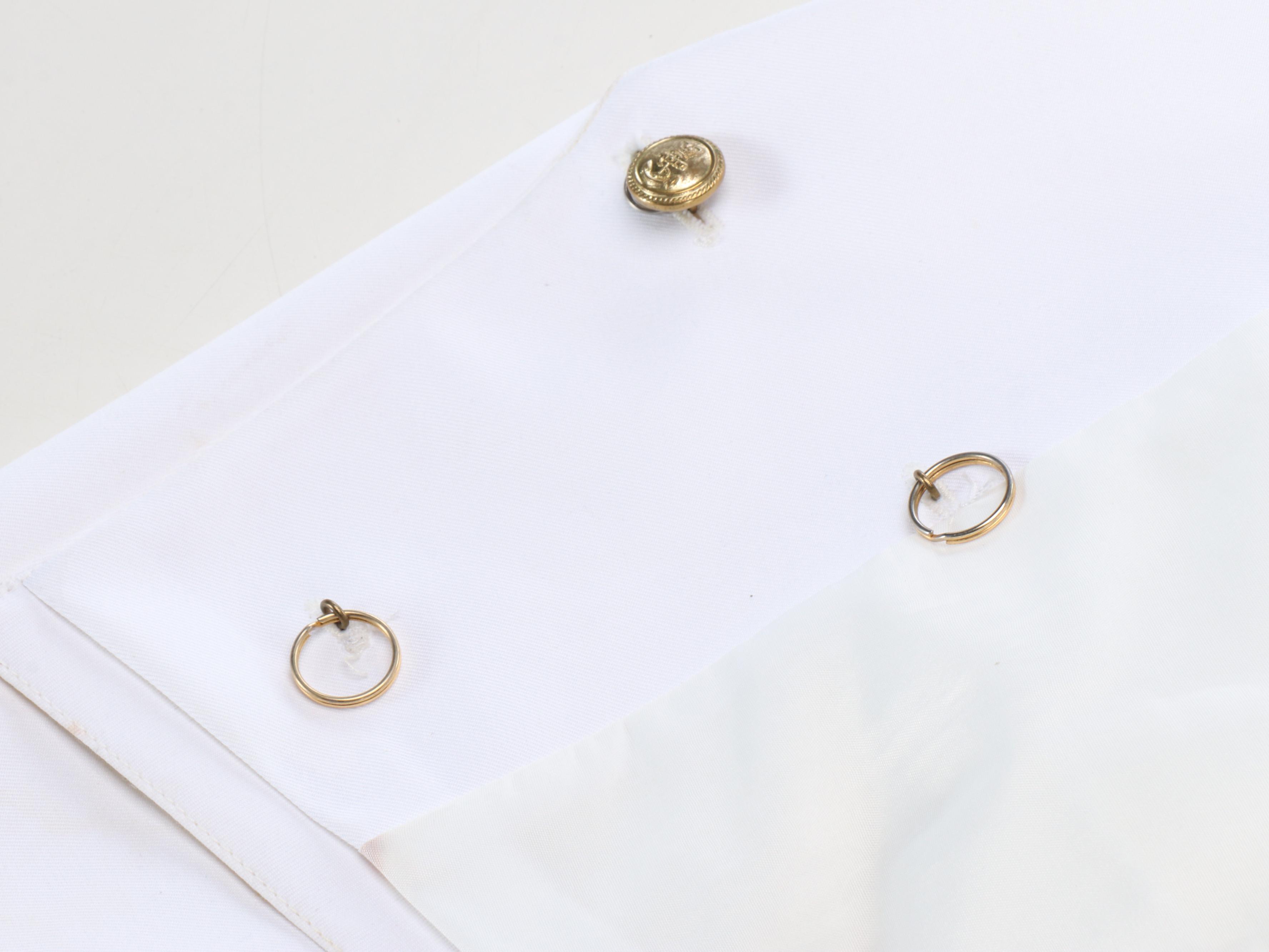 Merchant Navy White Coat and Bartonelli Pants