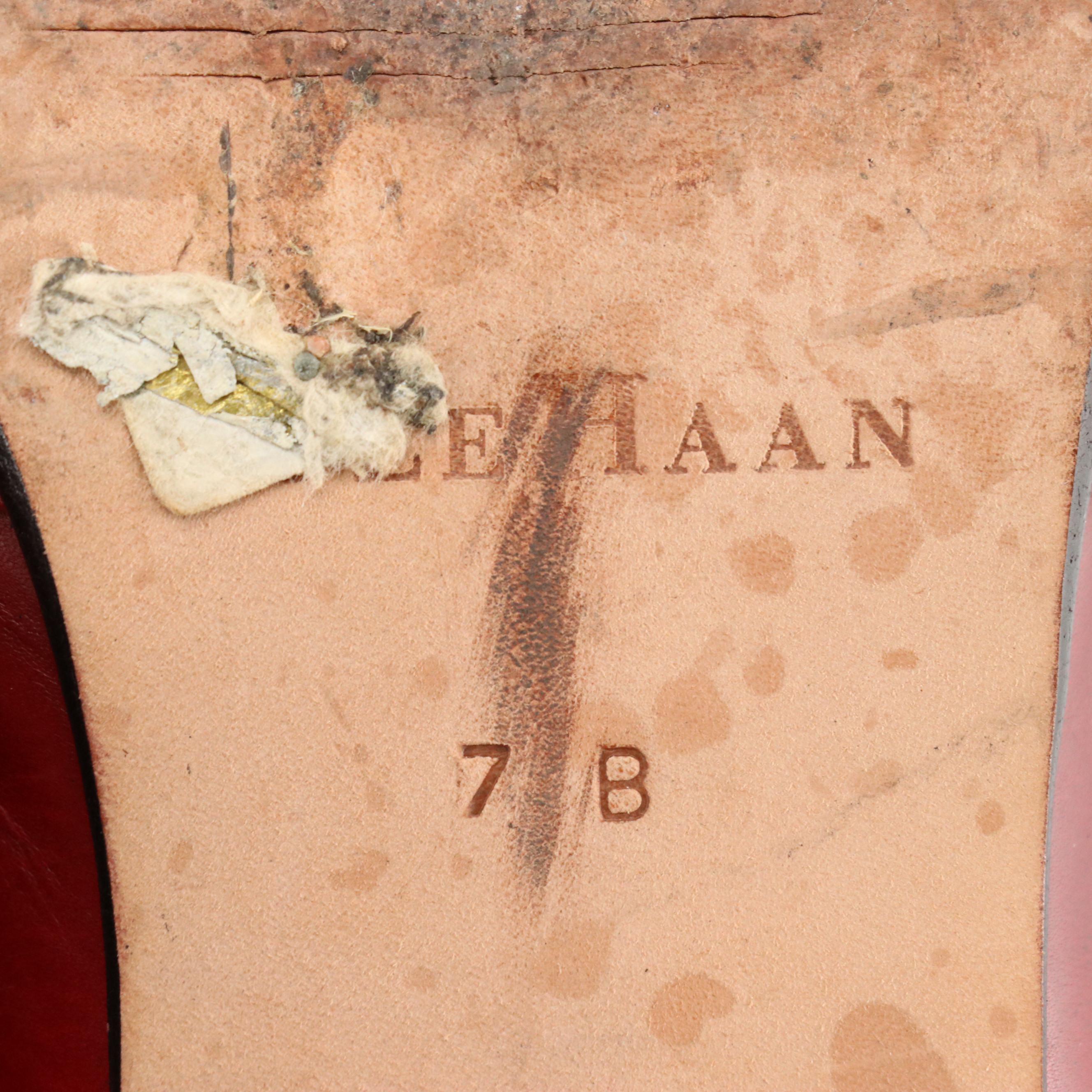 Cole Haan Country Myra Sandals in Desert Red Leather with Box