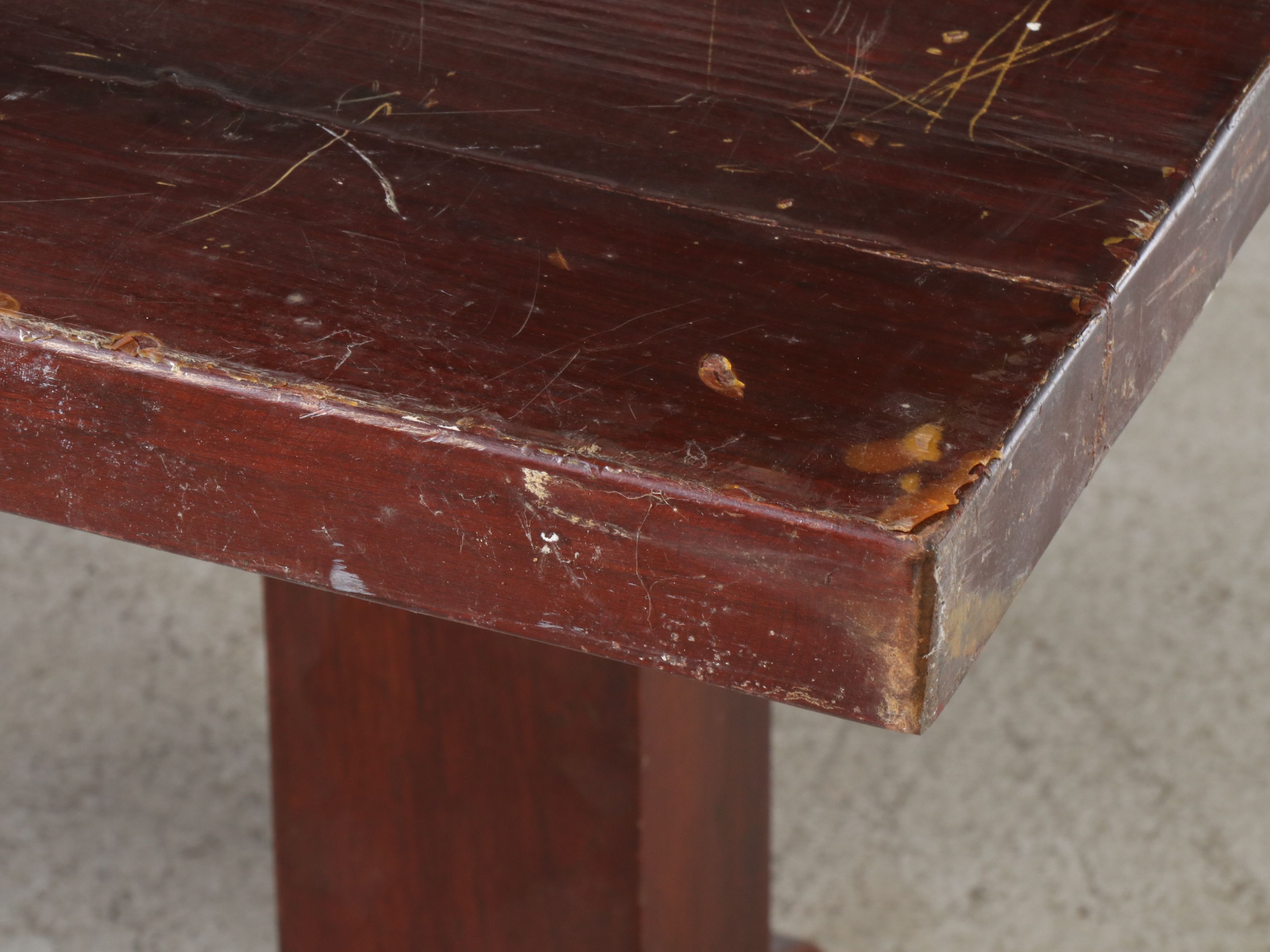 Mahogany Finish Dining Table