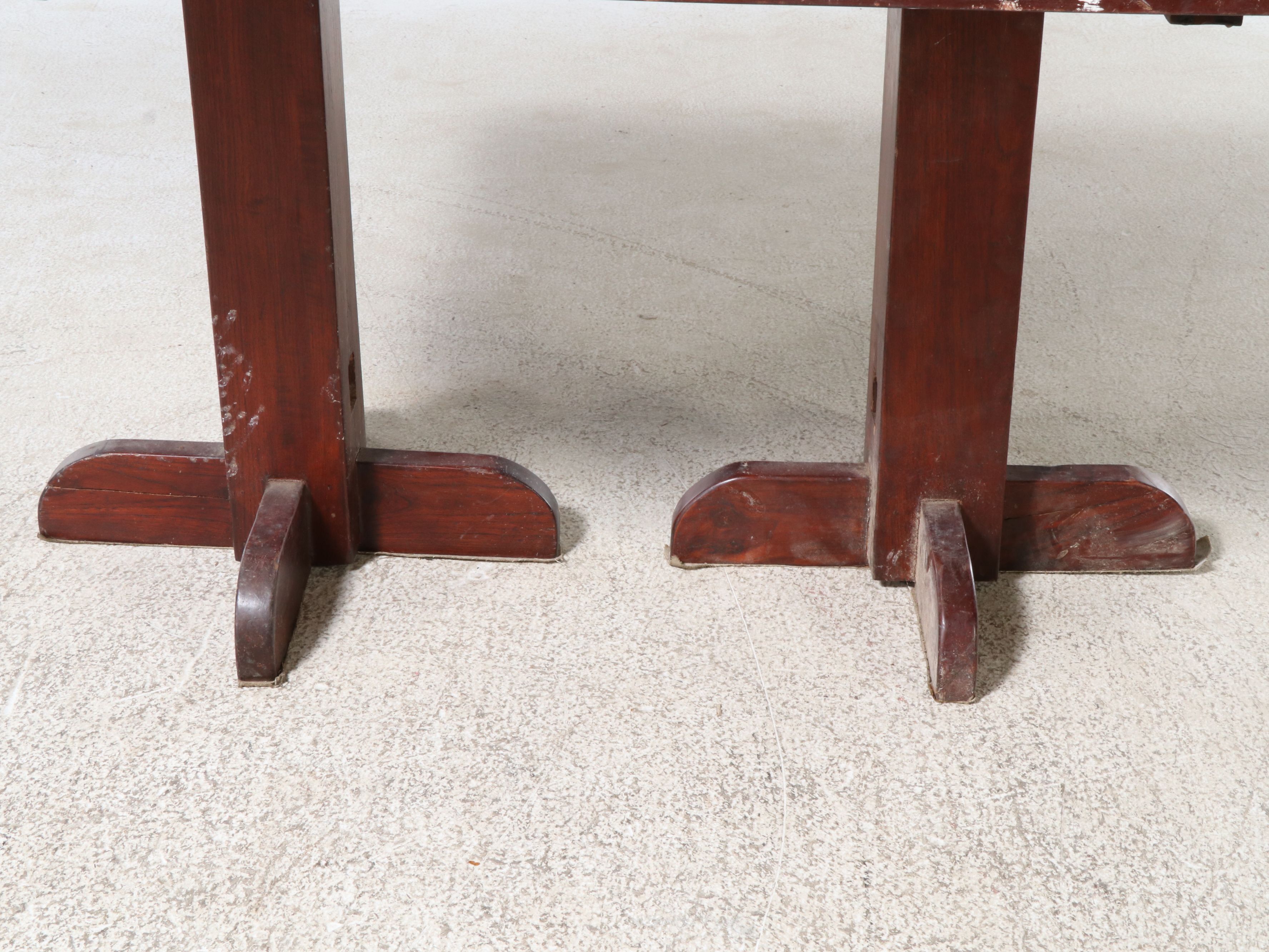 Mahogany Finish Dining Table