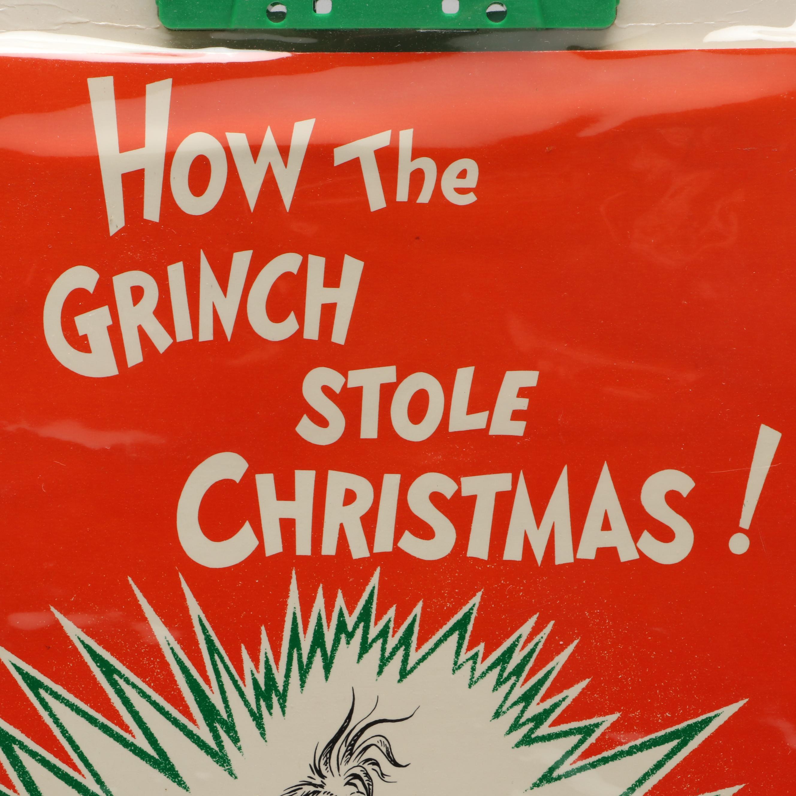 Dr. Seuss "How the Grinch Stole Christmas" with Narrated Cassette, 1988