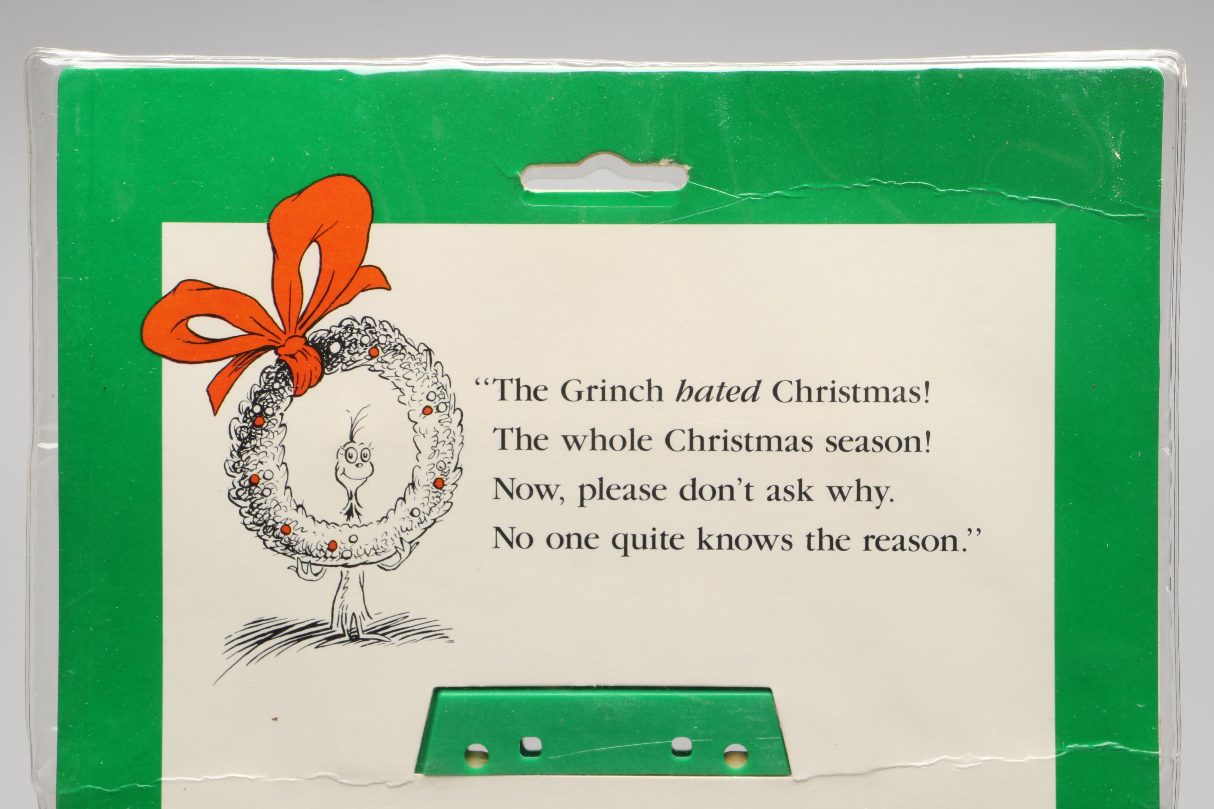 Dr. Seuss "How the Grinch Stole Christmas" with Narrated Cassette, 1988