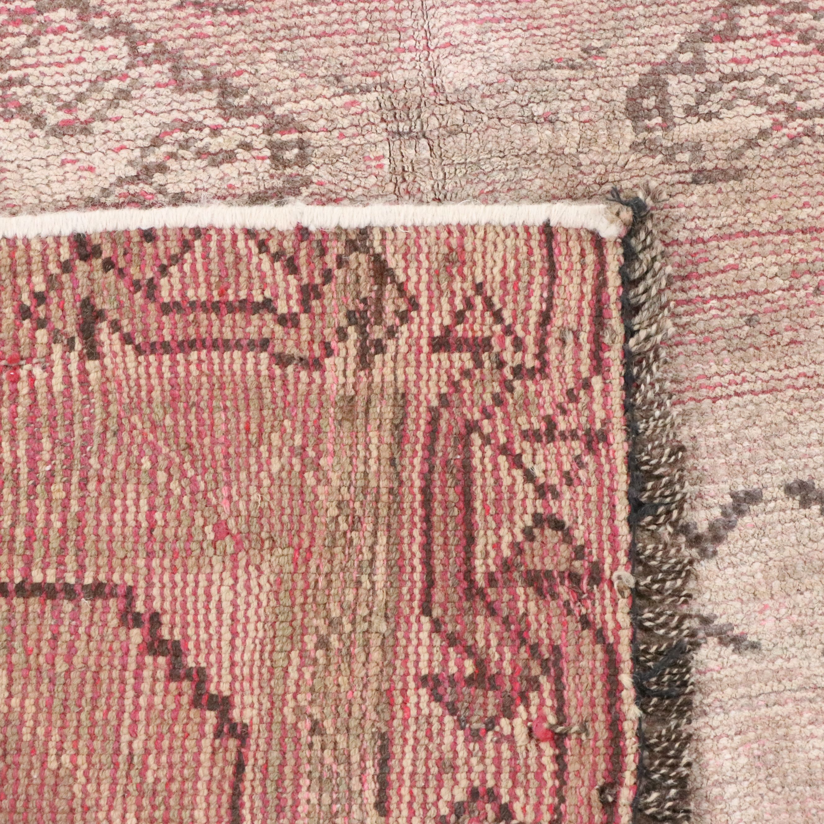 4'7 x 8' Hand-Knotted Afghan Tribal Area Rug