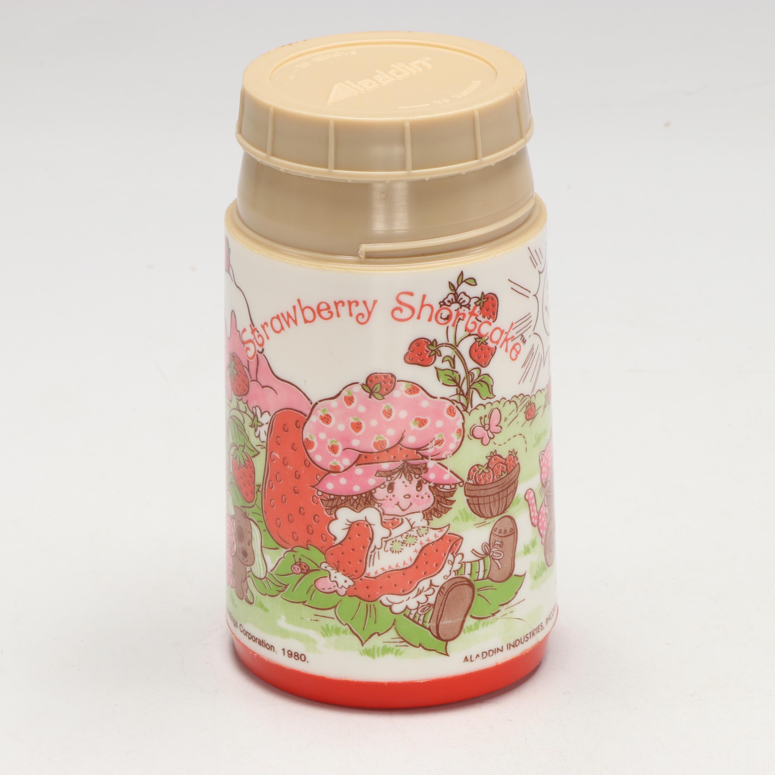 Strawberry Shortcake Tin Litho and Coca Cola Advertising Lunchboxes, Late 20th C