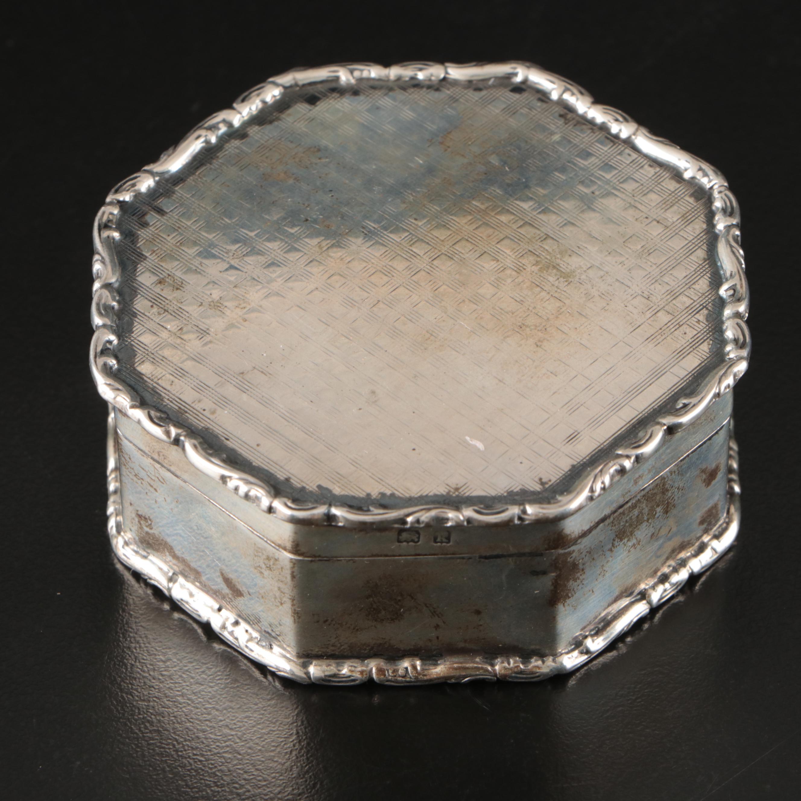 S. Kirk & Son Repoussé Sterling Silver Pedestal Bowl with English Sterling Box