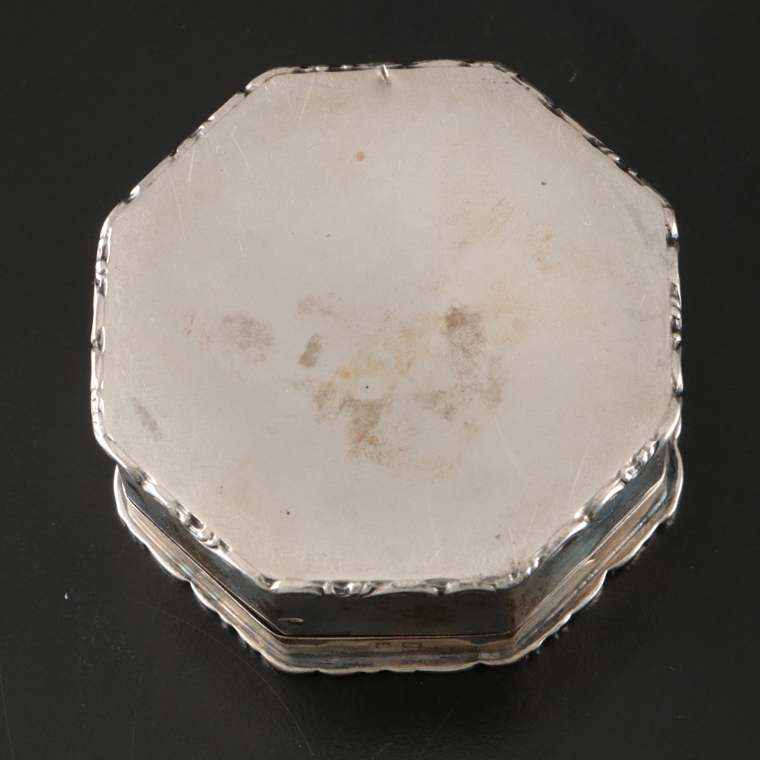 S. Kirk & Son Repoussé Sterling Silver Pedestal Bowl with English Sterling Box