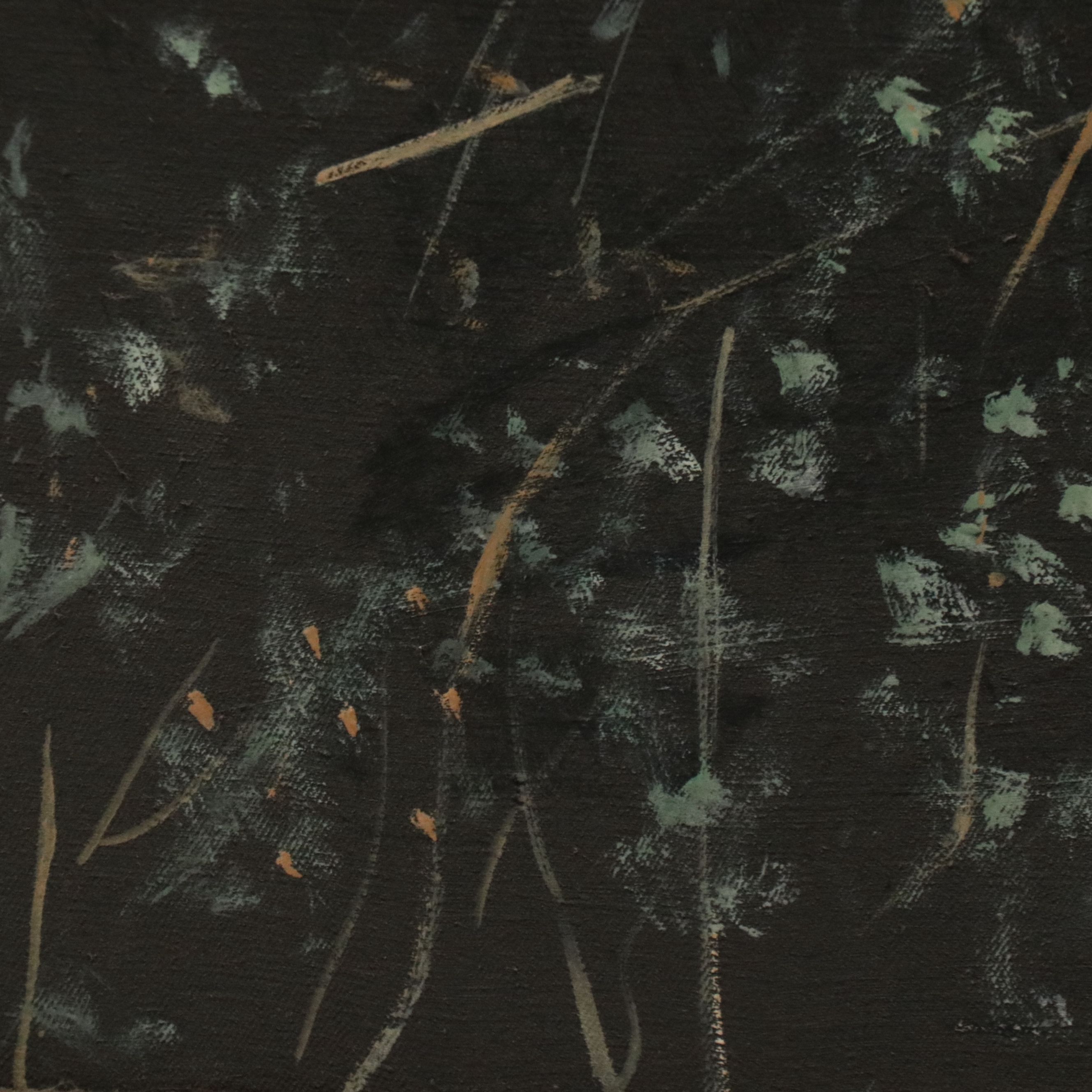 Seward Monumental Oil Painting of Castle Reflected in Lake, 1973