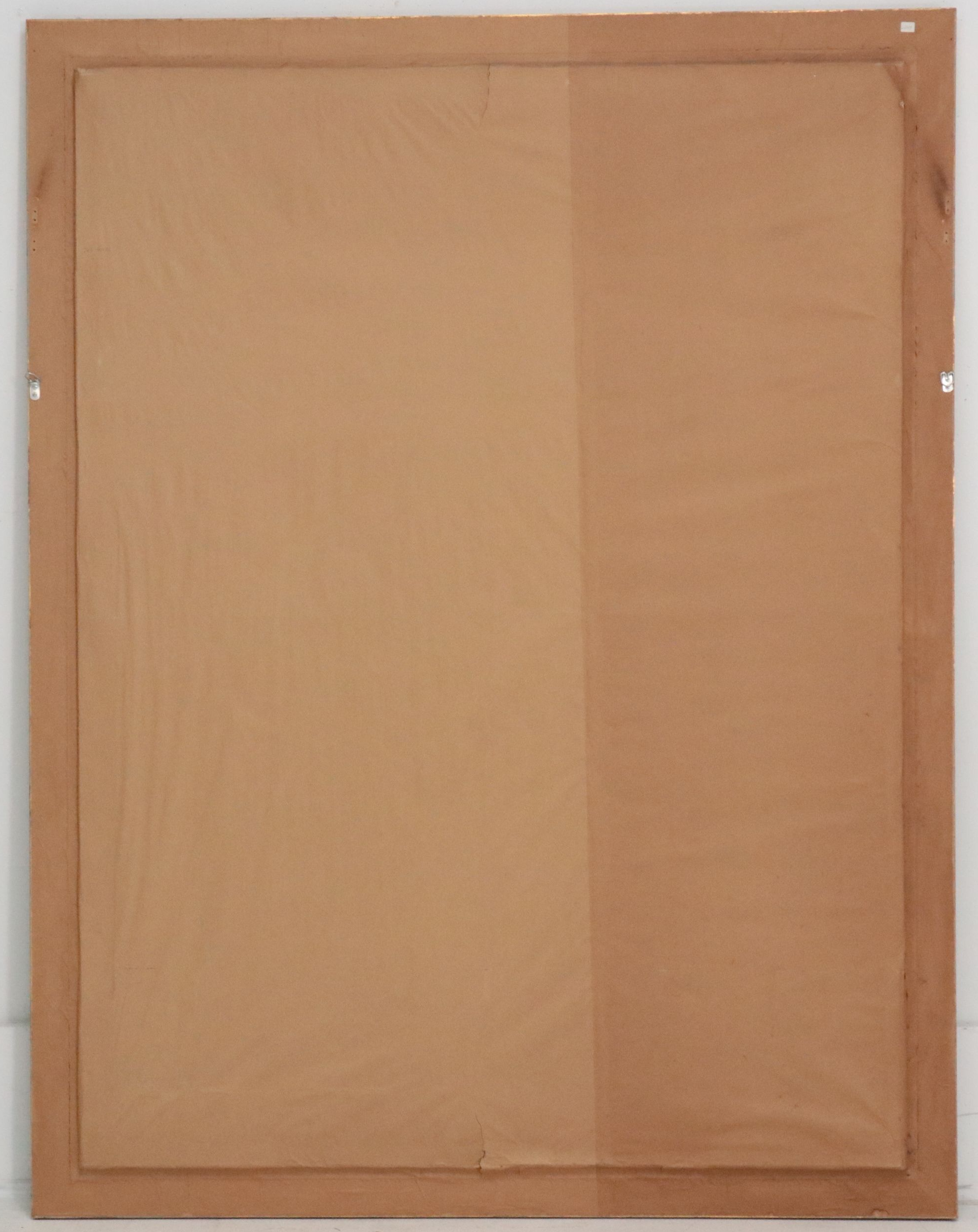 Seward Monumental Oil Painting of Castle Reflected in Lake, 1973