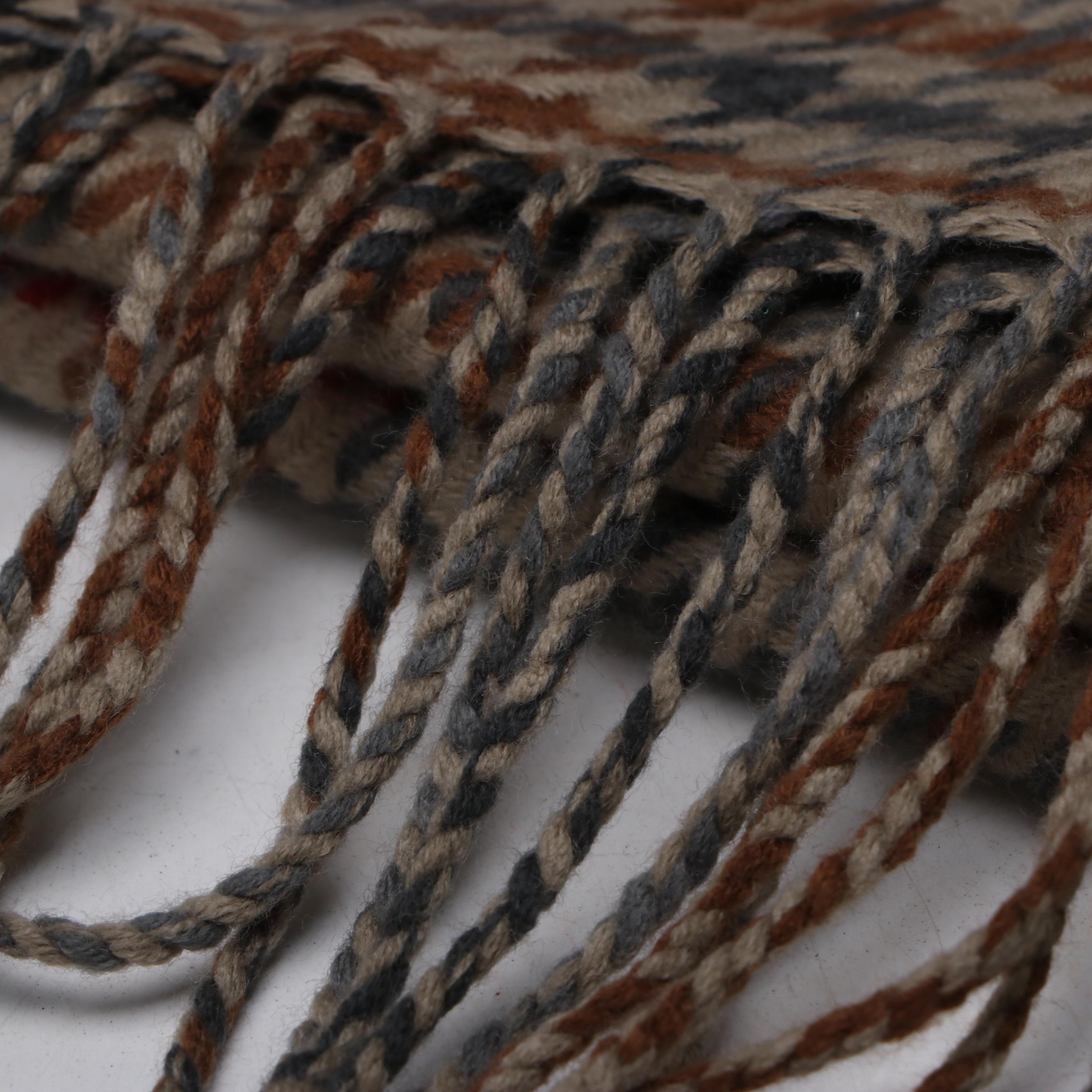 Plaid Wool & Lambswool Fringe Scarves from Pendleton, Highlander and More