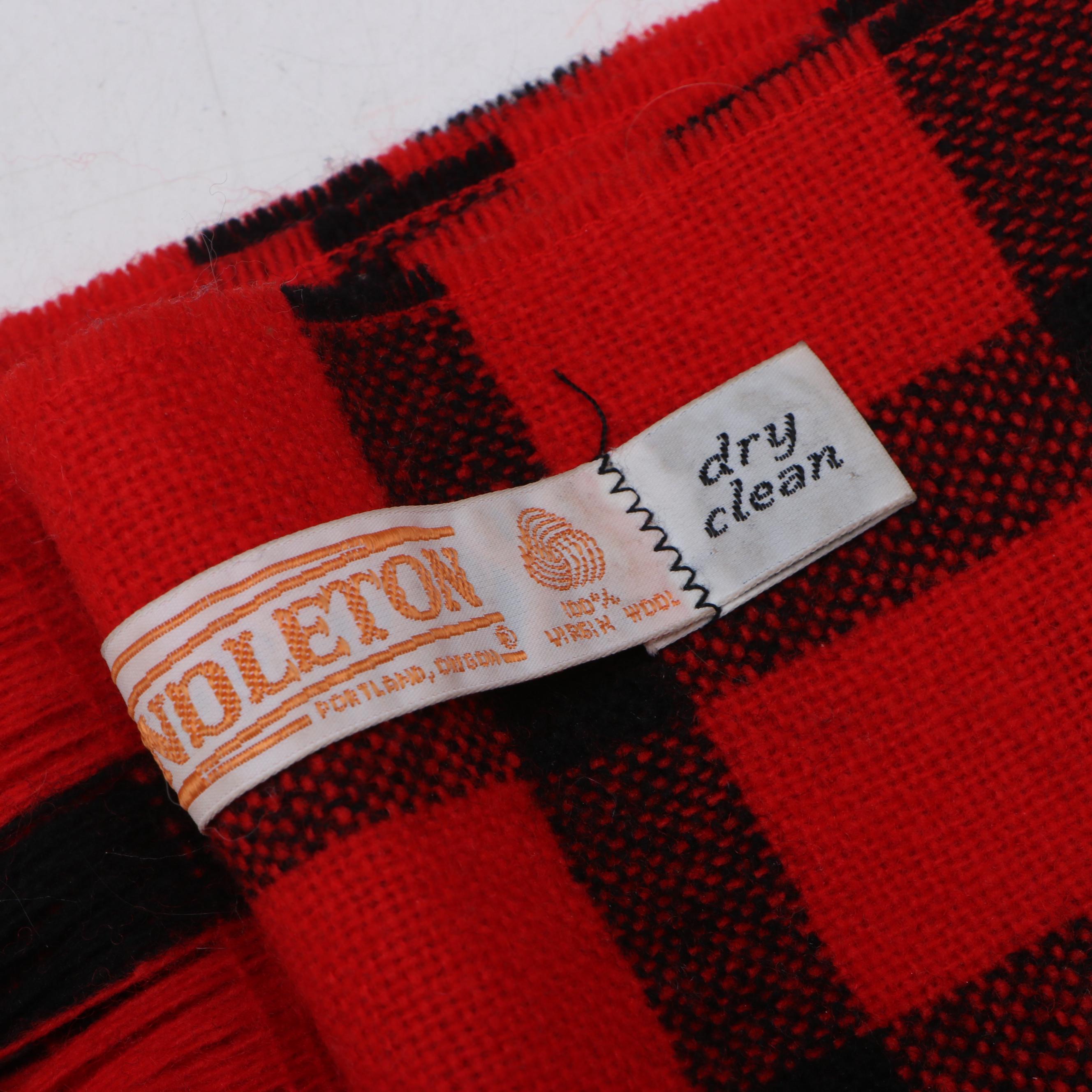 Plaid Wool & Lambswool Fringe Scarves from Pendleton, Highlander and More