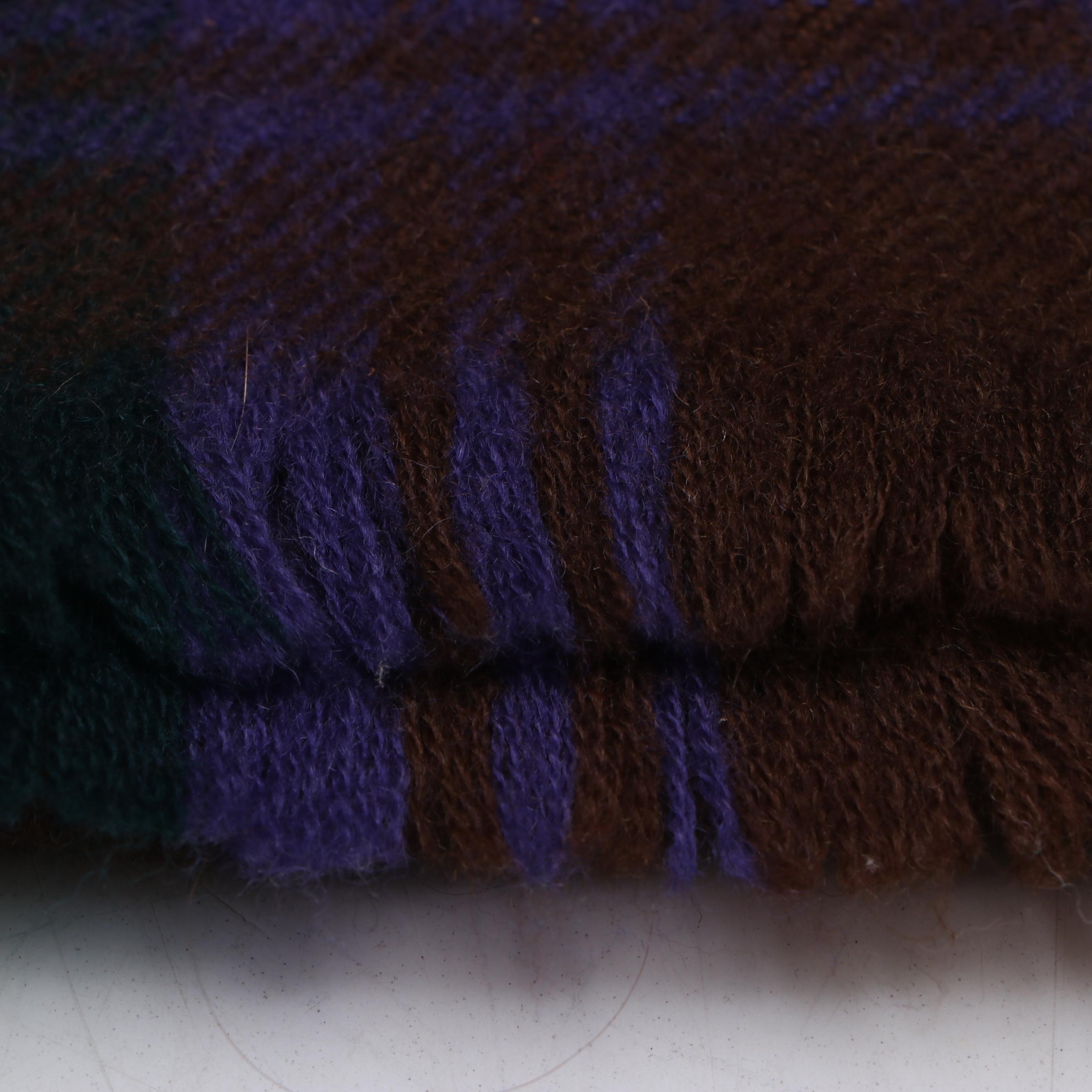 Plaid Wool & Lambswool Fringe Scarves from Pendleton, Highlander and More