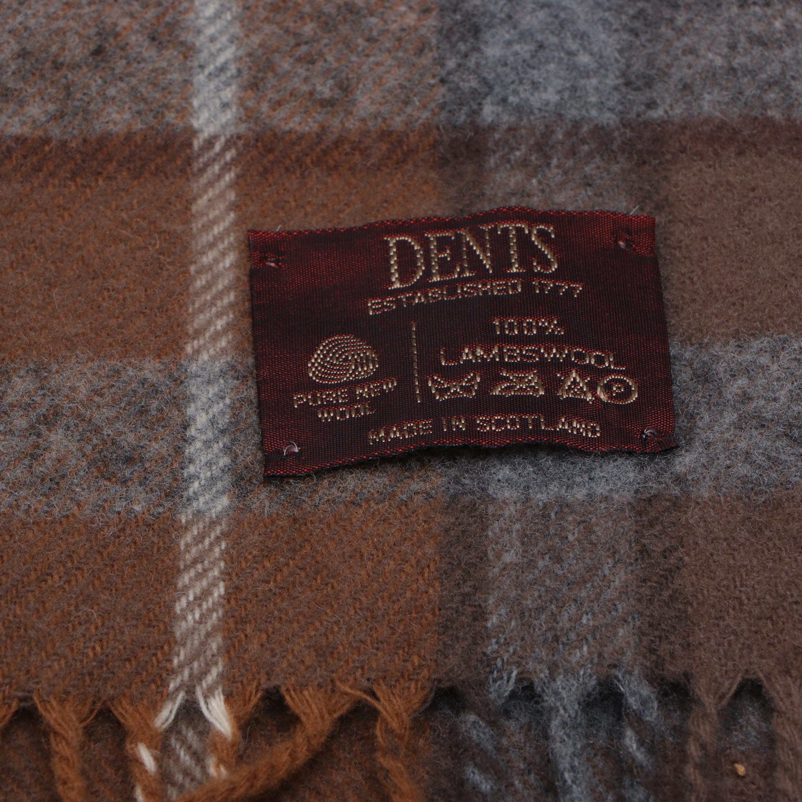 Plaid Wool & Lambswool Fringe Scarves from Pendleton, Highlander and More