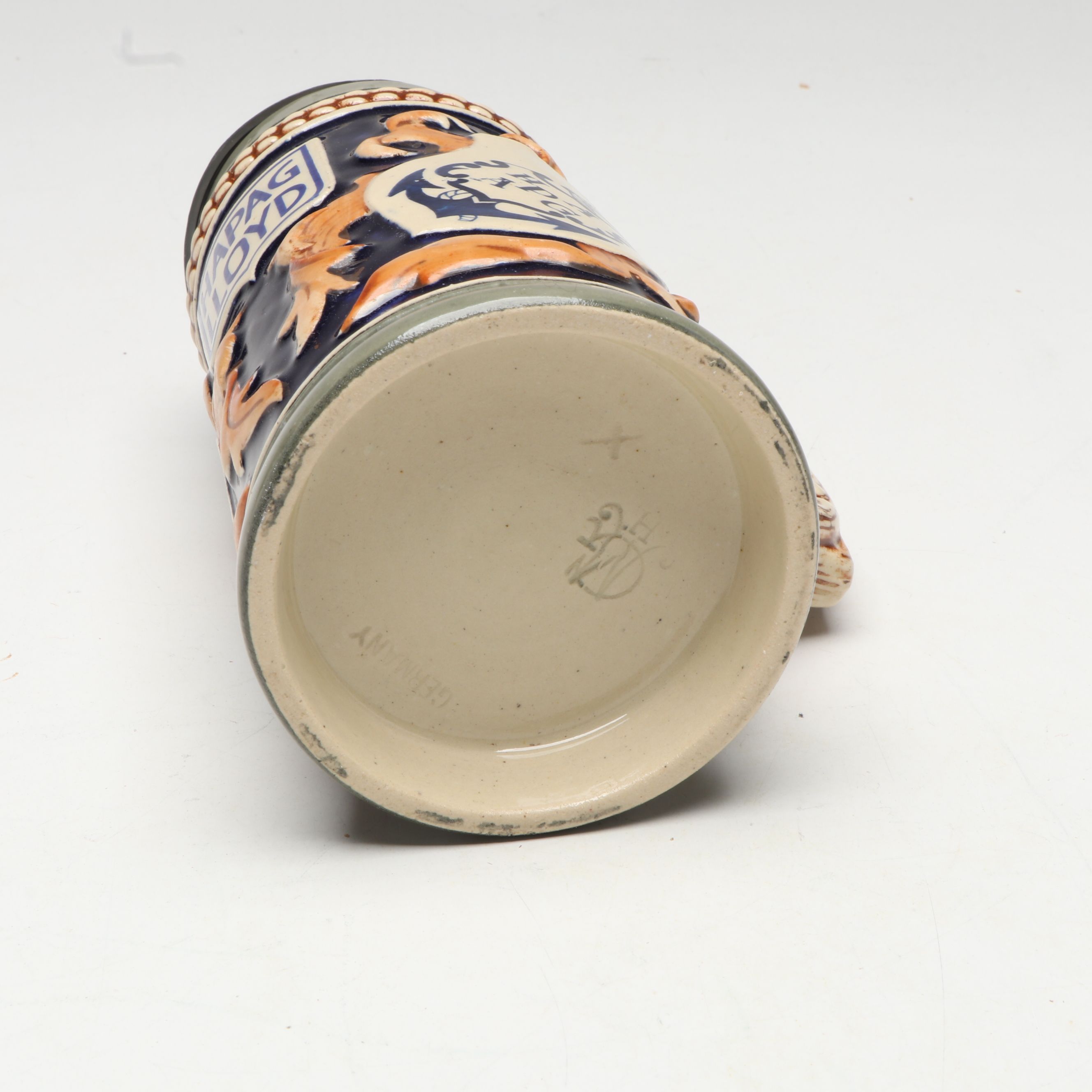 Marzi & Remy S.S. Europa with Other Hapag-Lloyd Beer Stein, Mid-20th Century