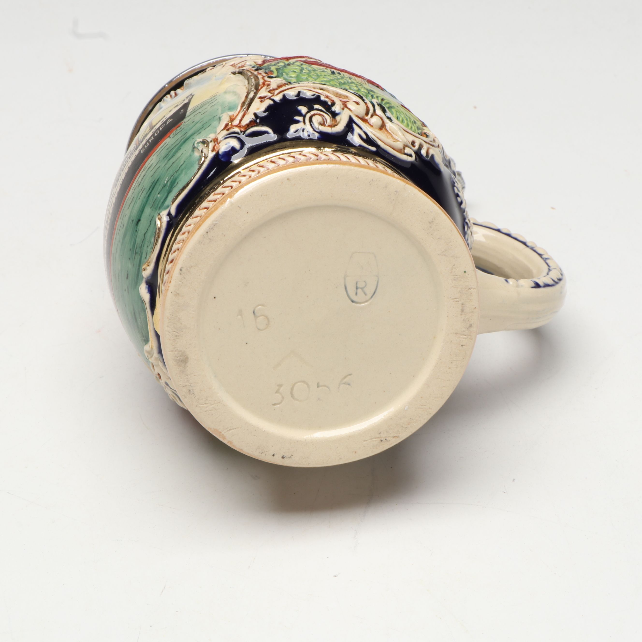 Marzi & Remy S.S. Europa with Other Hapag-Lloyd Beer Stein, Mid-20th Century