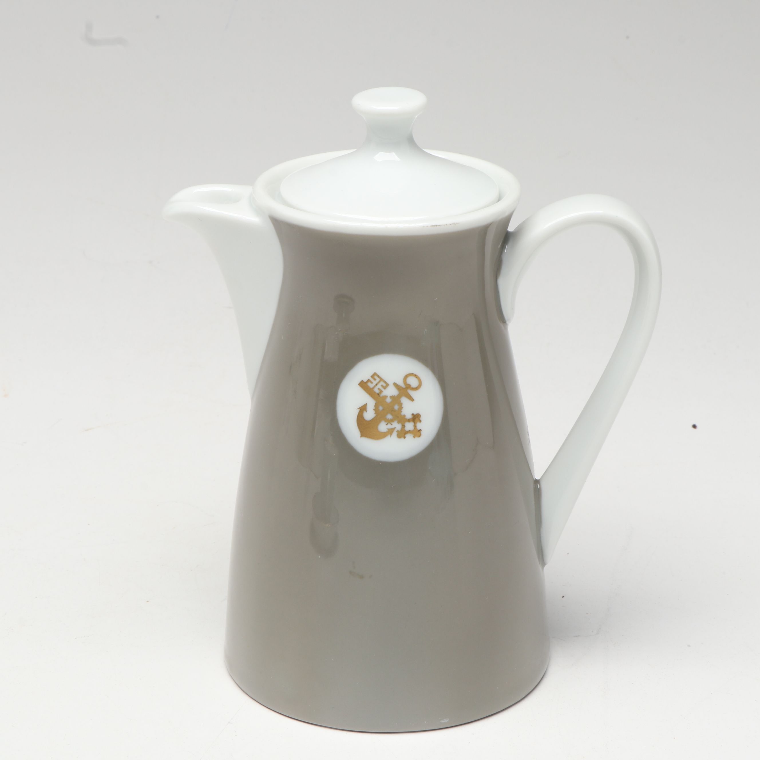 Hapag-Lloyd Steamship Porcelain Coffee Pot, Ashtray, Cup and More