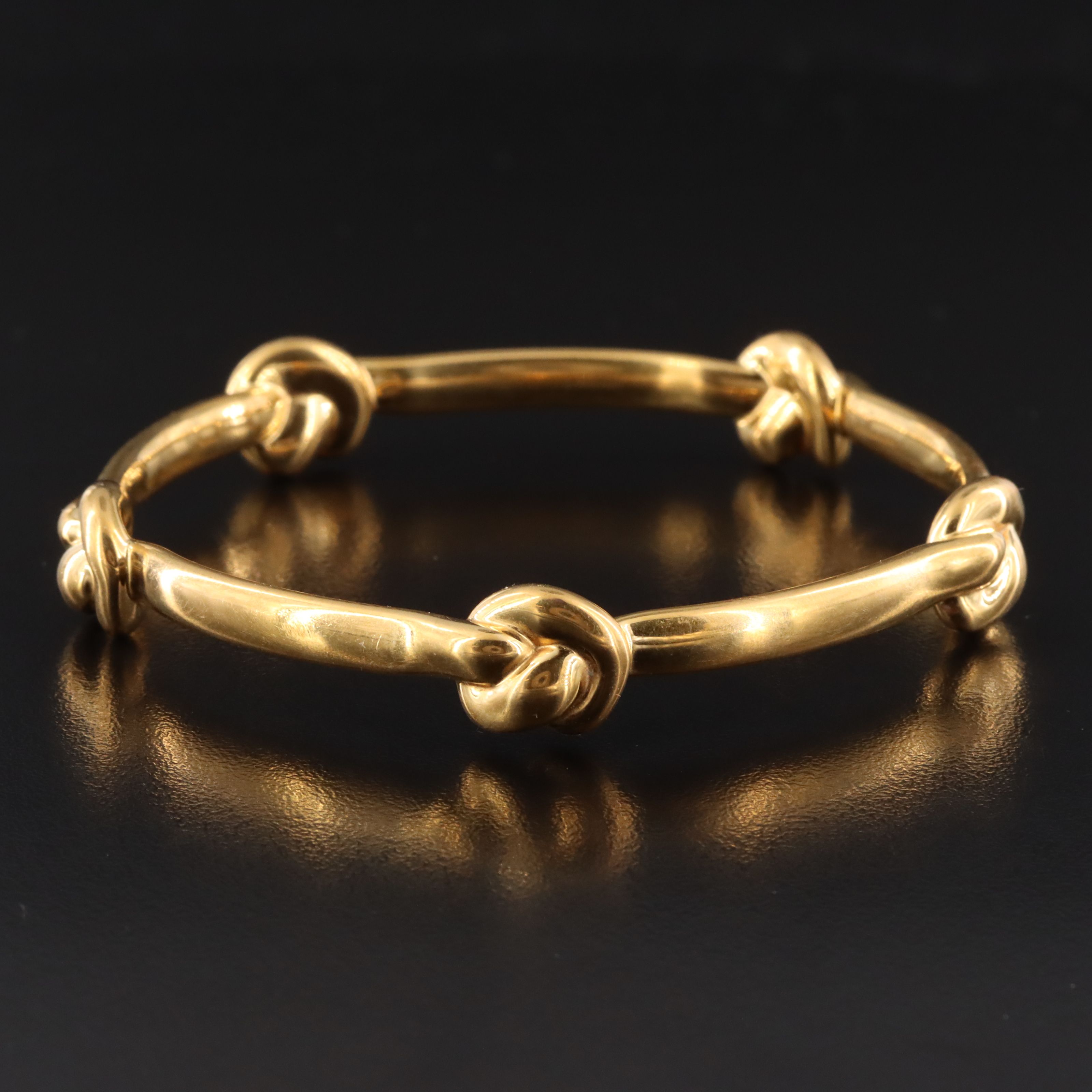 Italian 18K Electroformed Bangle