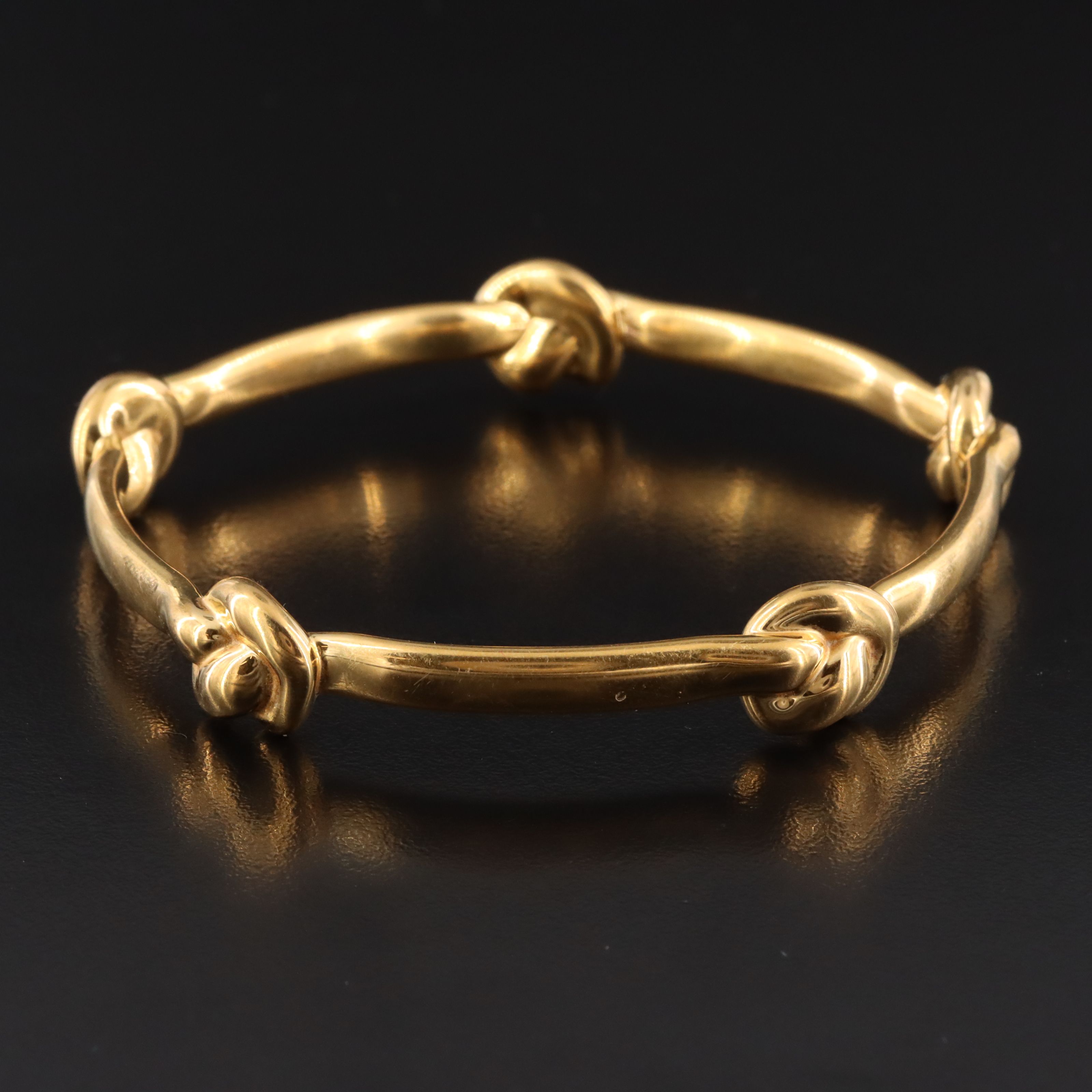 Italian 18K Electroformed Bangle
