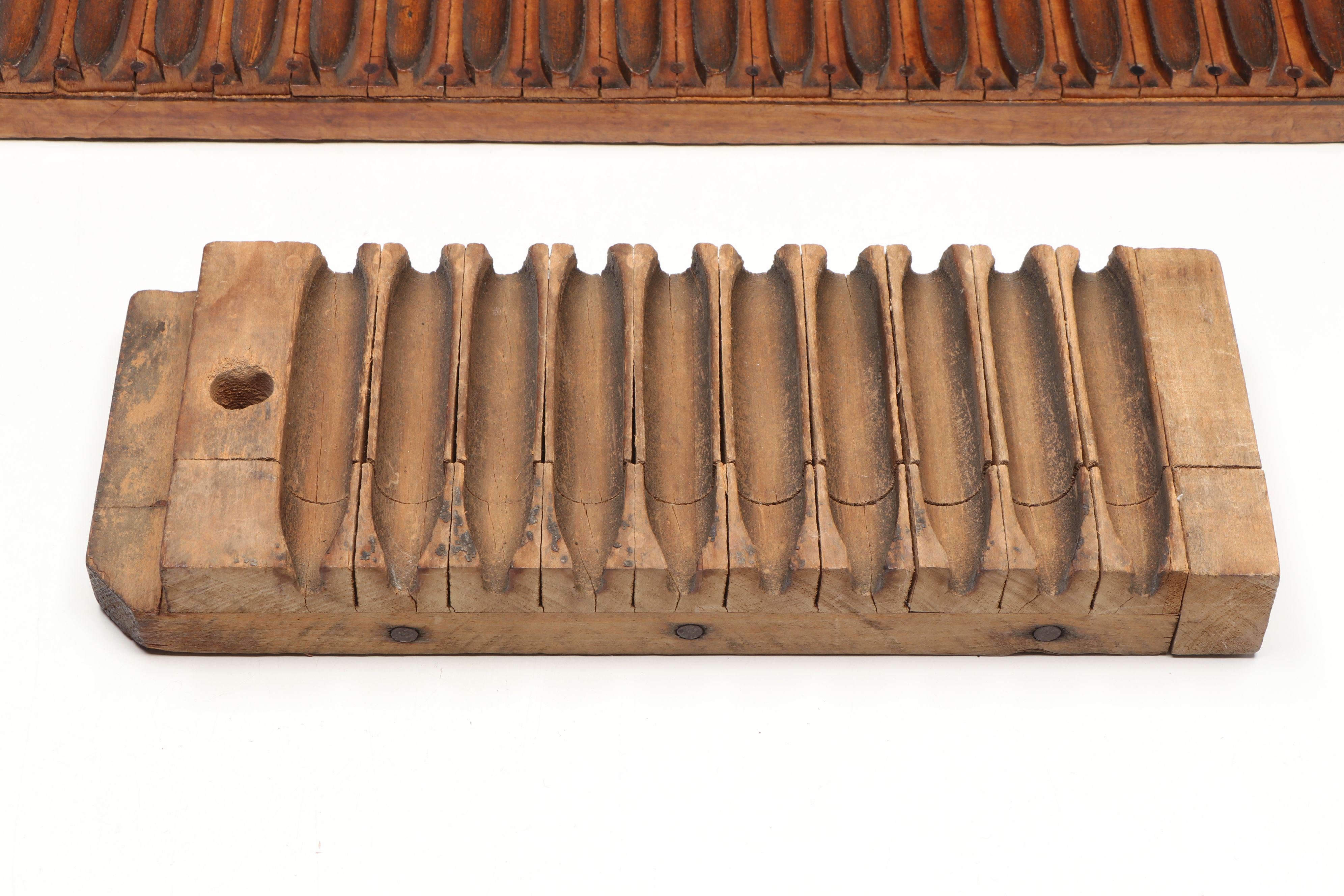 Durex and Other Carved Wooden Cigar Press Molds