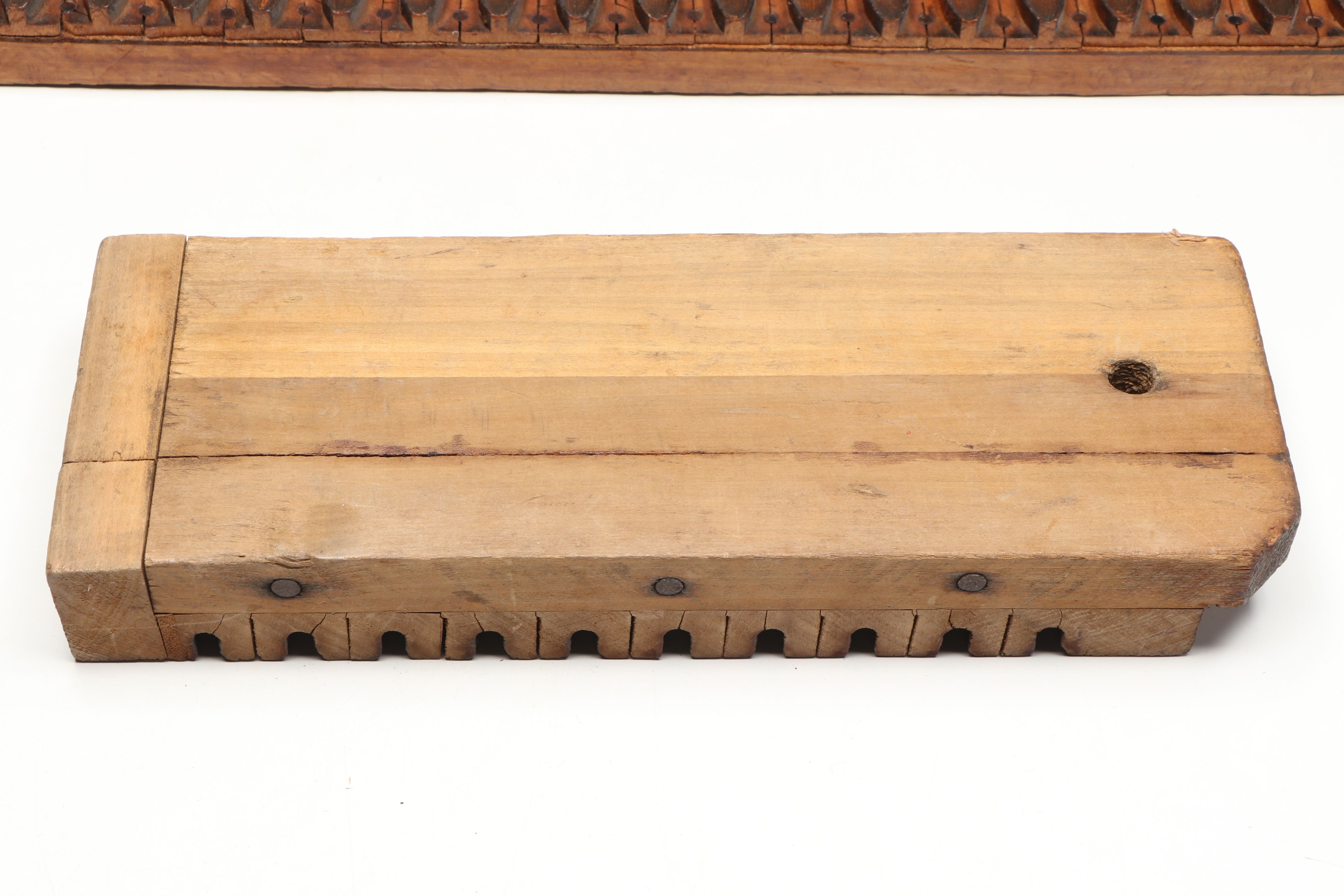 Durex and Other Carved Wooden Cigar Press Molds