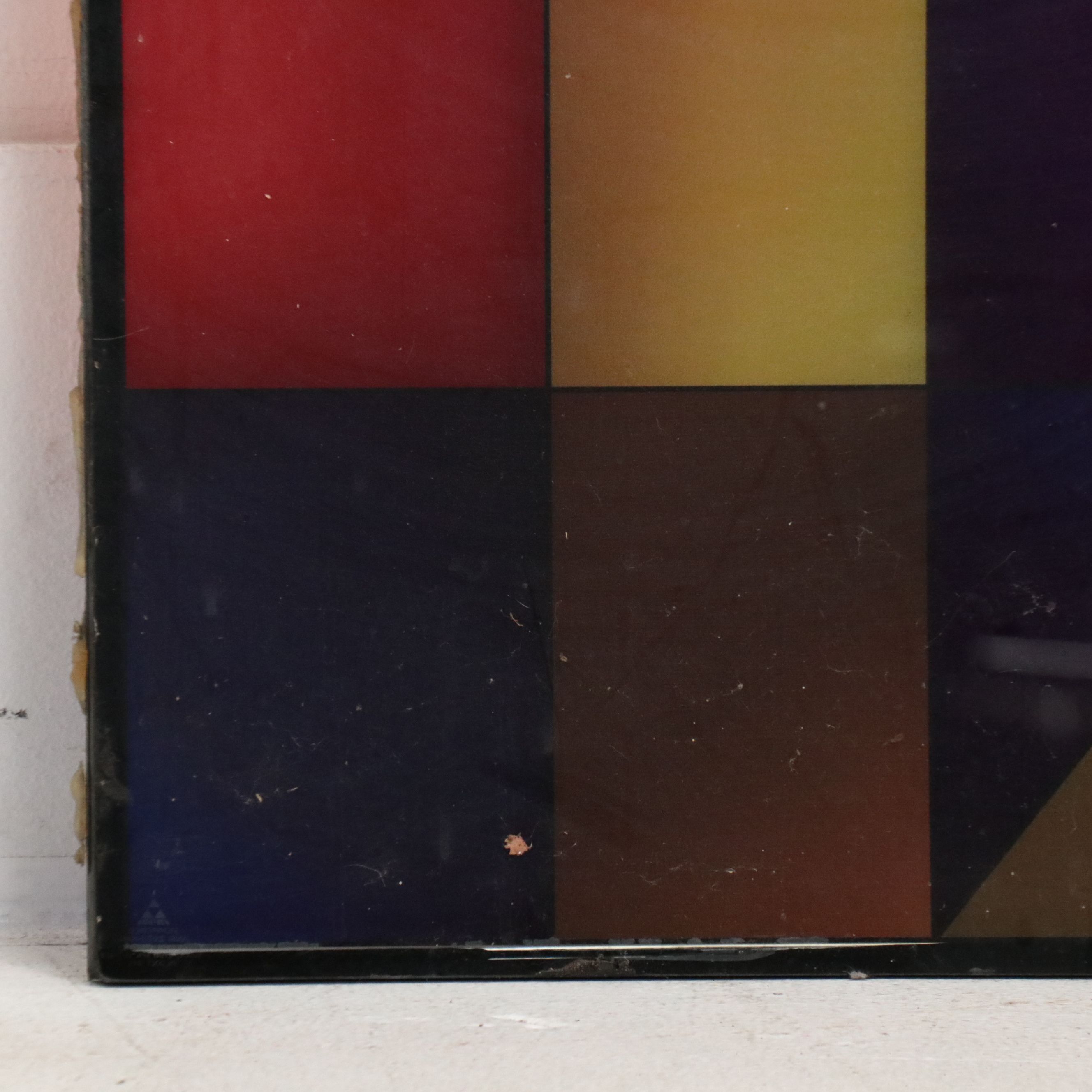 Large-Scale Abstract Modernist Digital Print on Plexiglass, 21st Century