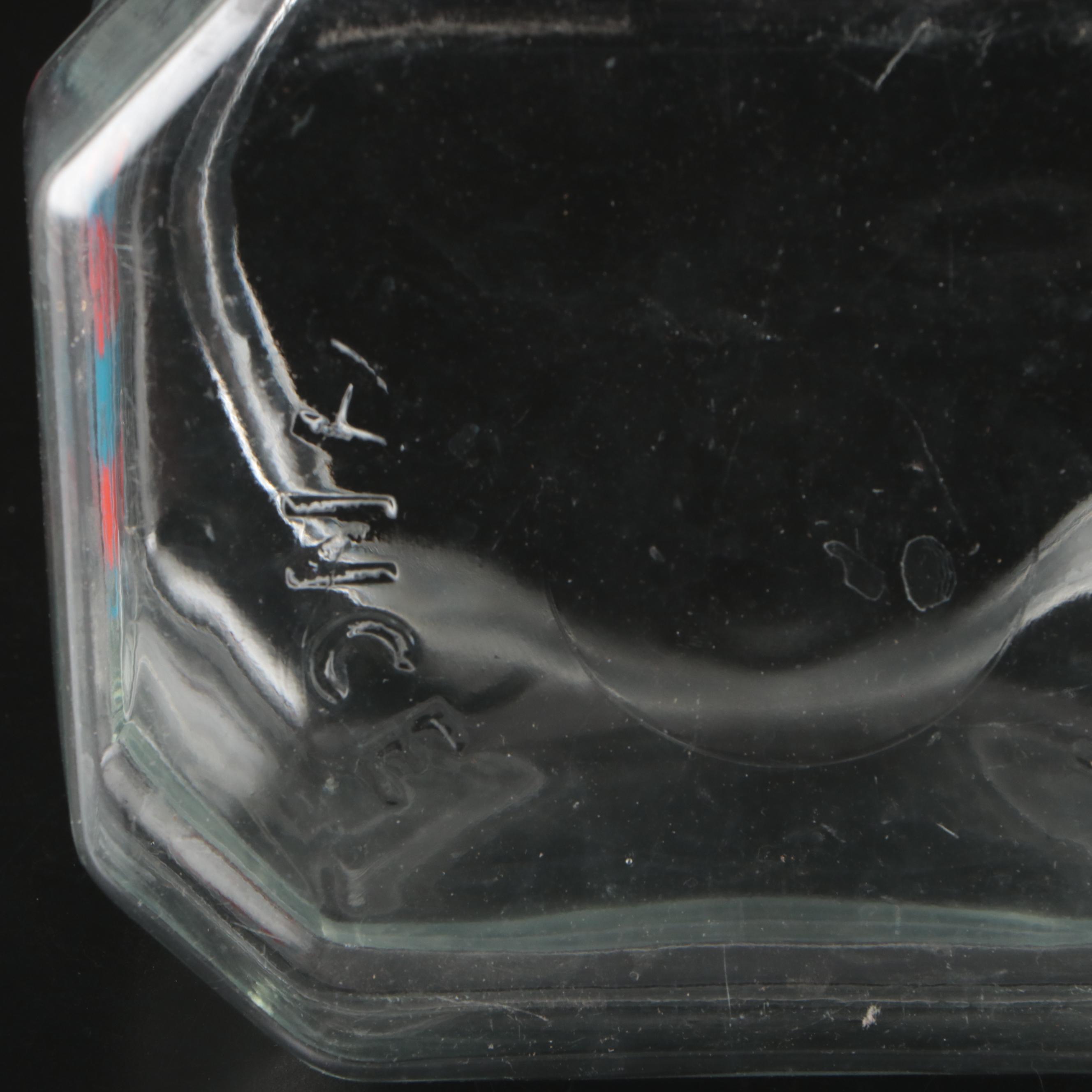 Lance Glass Display Jar with Tom's Lid, Mid-20th Century