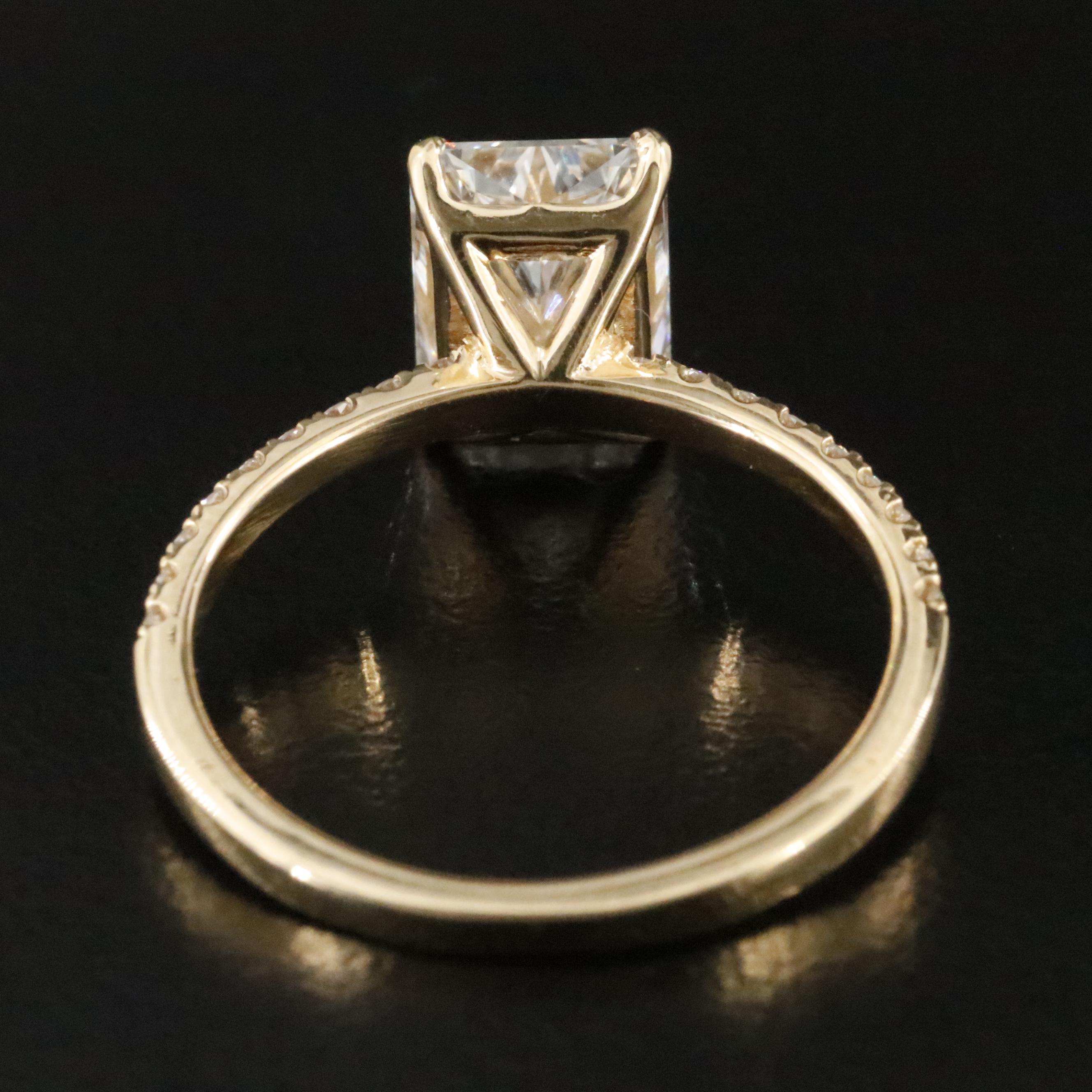 18K 2.33 CTW Lab Grown Diamond Ring with IGI Report