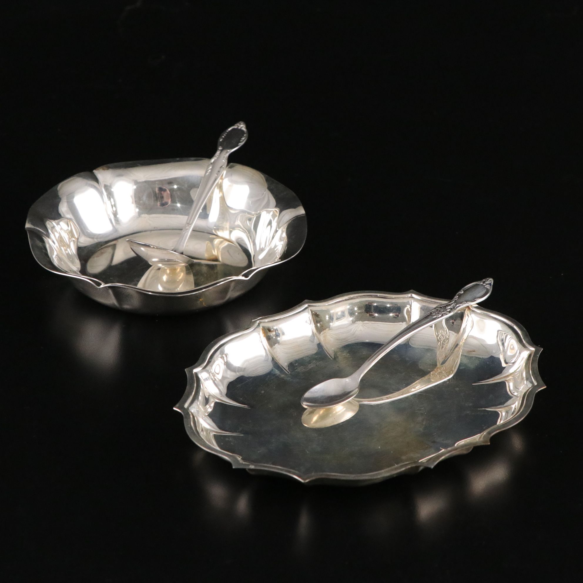 Silver Plate Platters and Serving Dishes