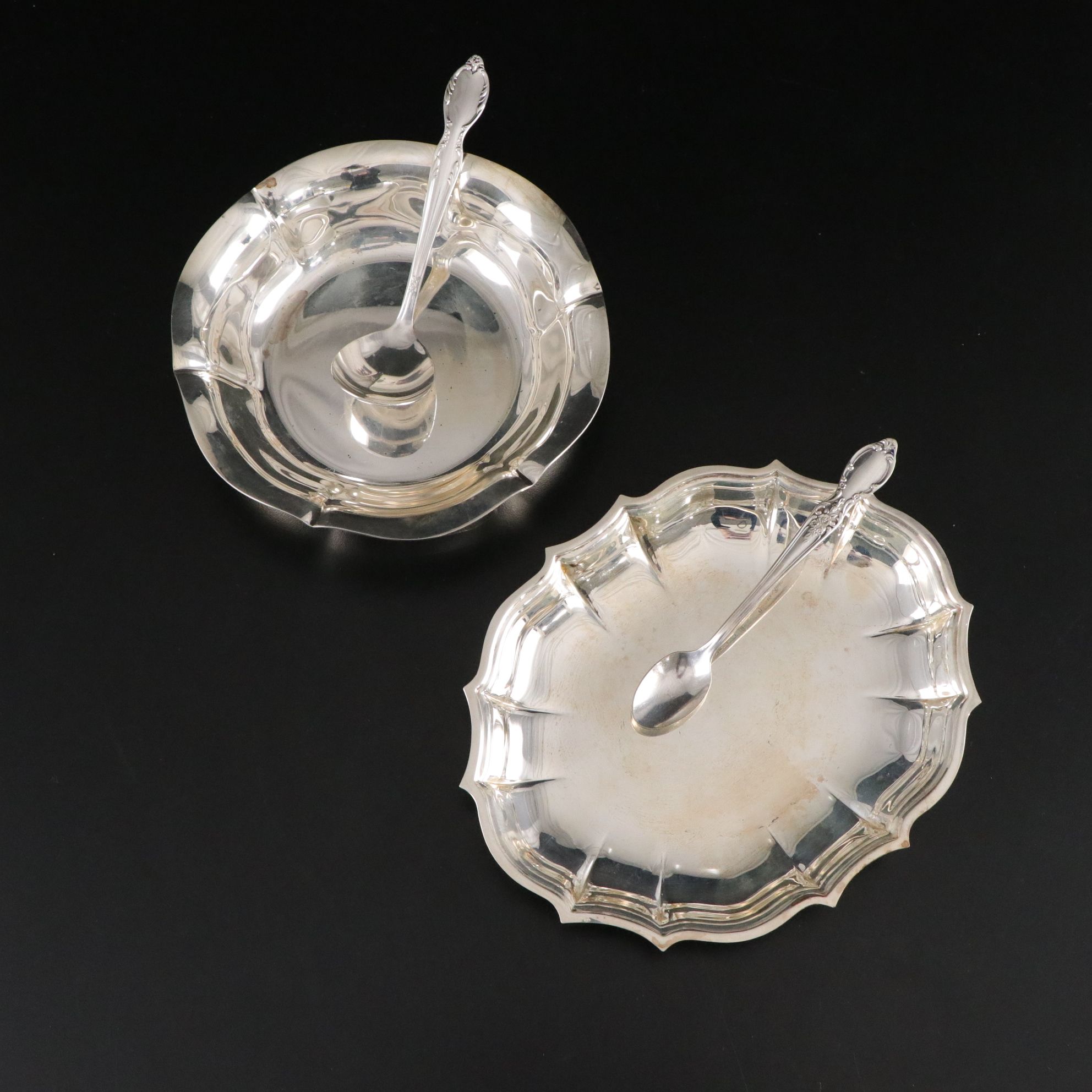 Silver Plate Platters and Serving Dishes