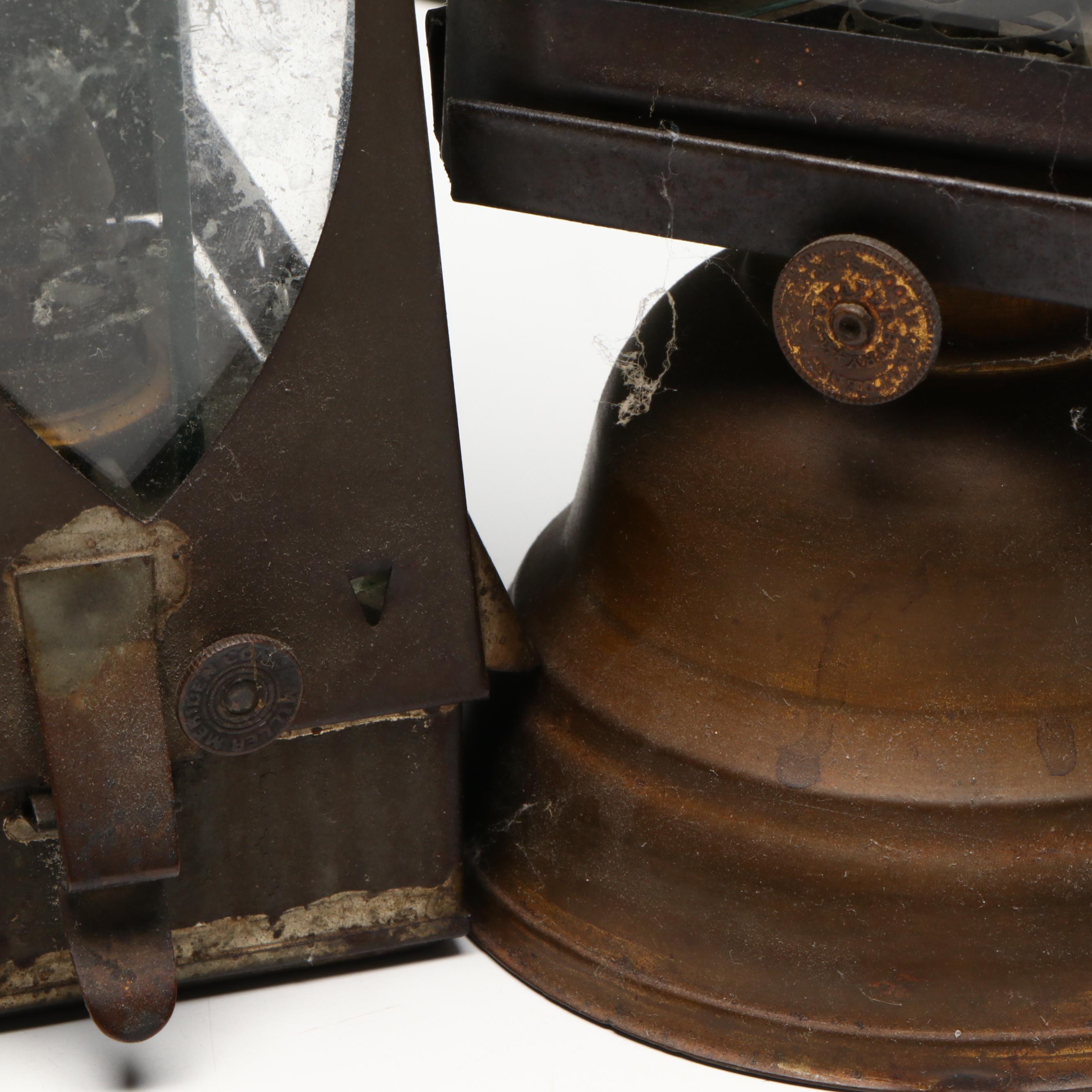 Whale Oil Lantern with More Oil and Candle Lanterns