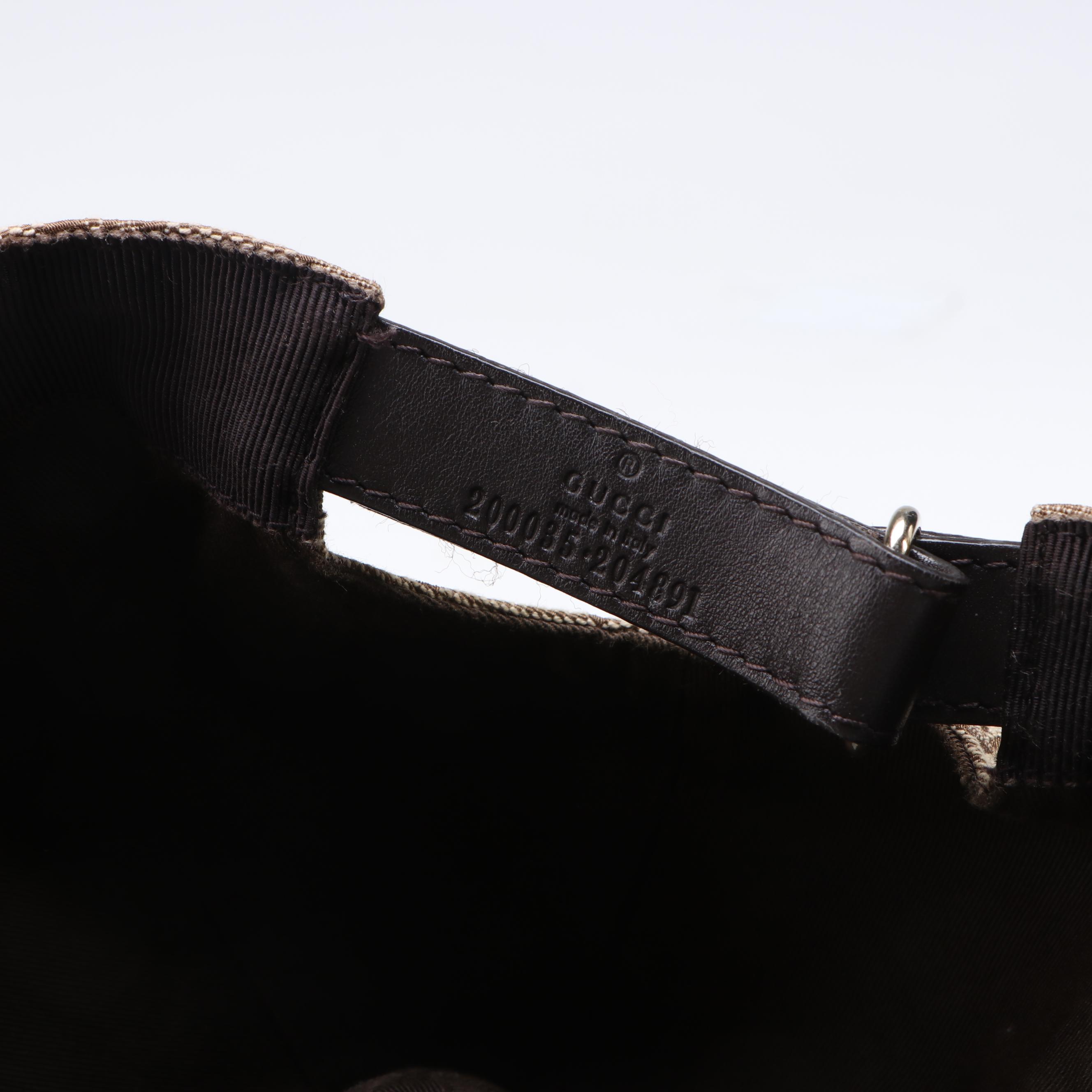 Gucci Web Striped GG Canvas Baseball Cap