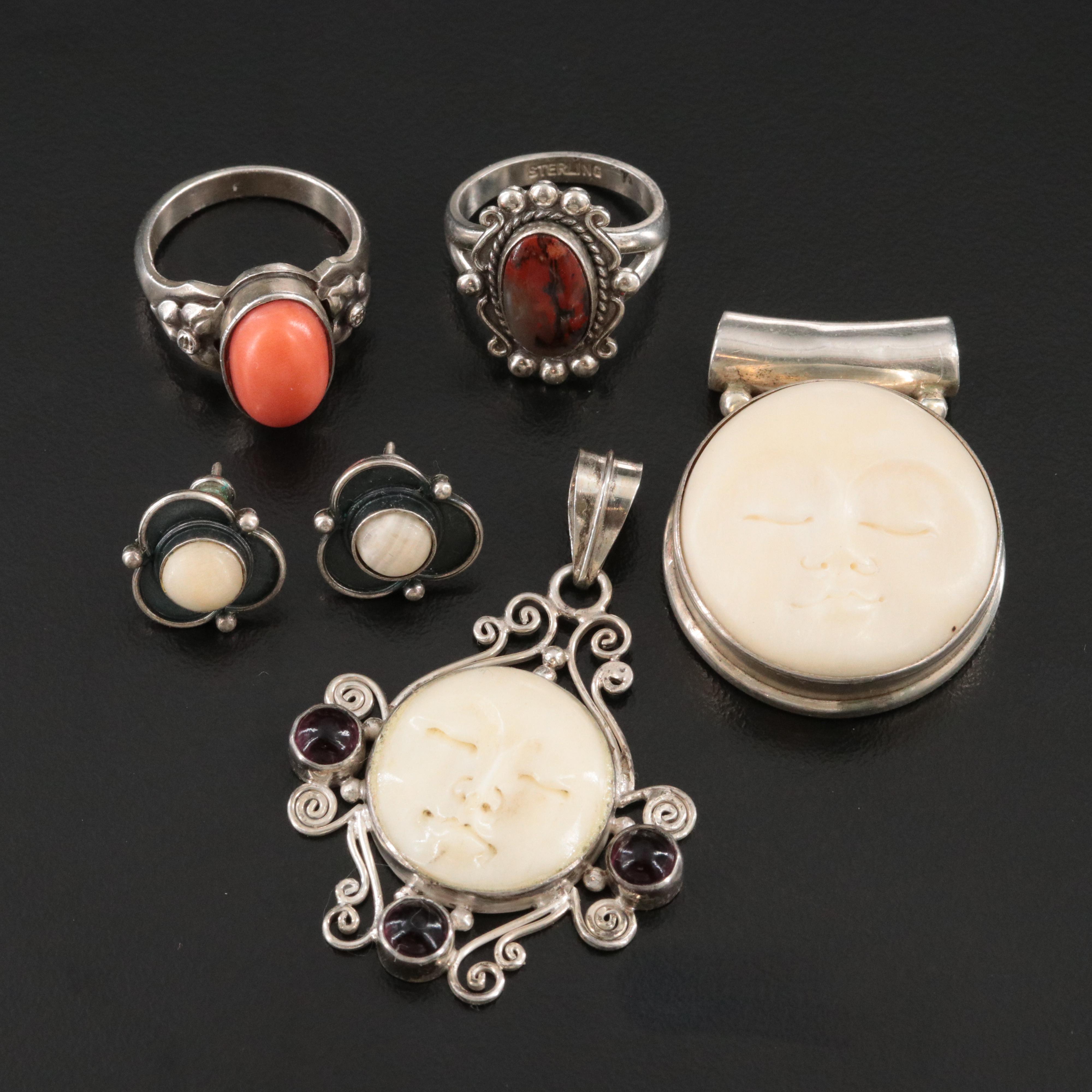 Moon, Bone and Sterling Featured in Jewelry Collection