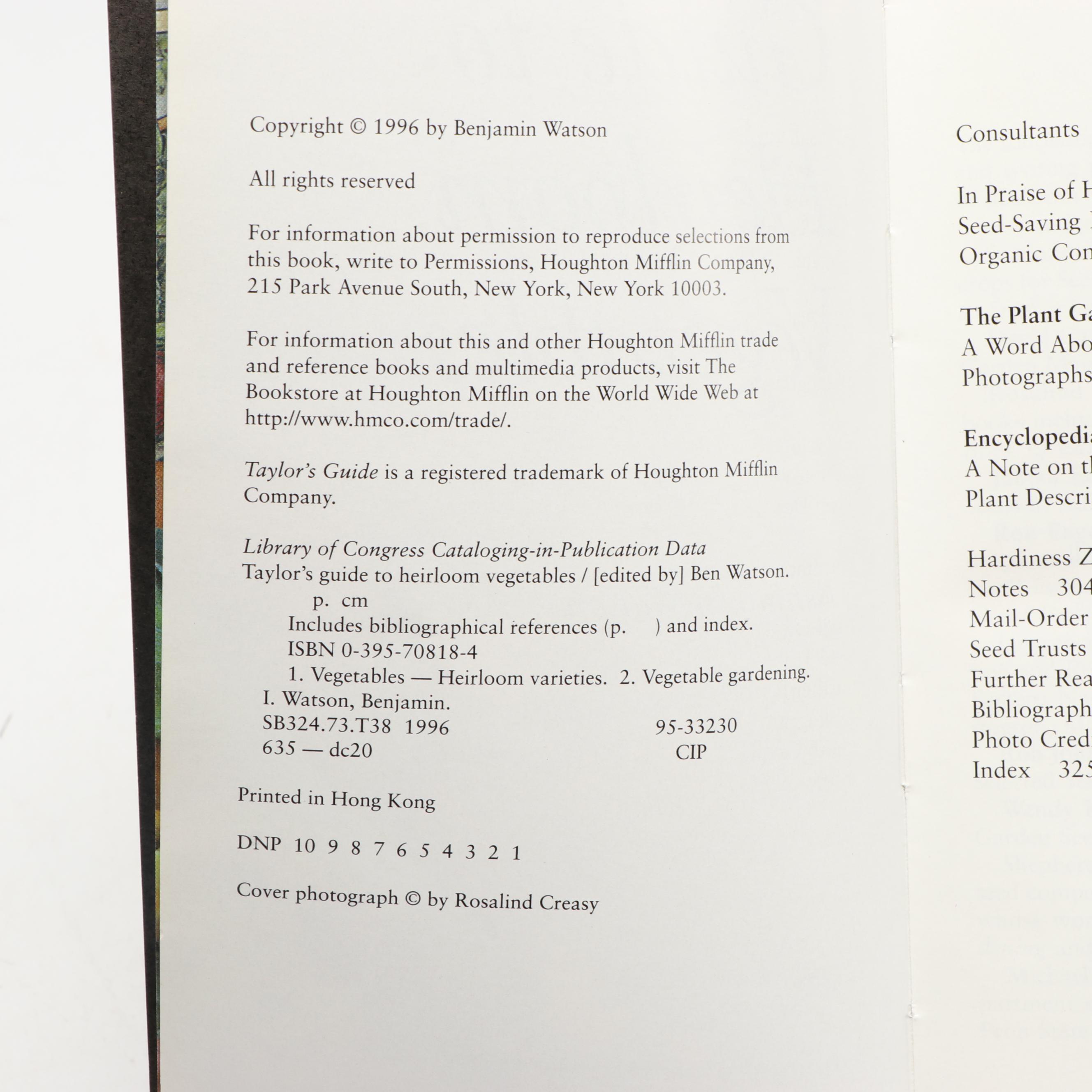 "Perennials," "Natural Gardening," and More "Taylor's Guide" Gardening Books