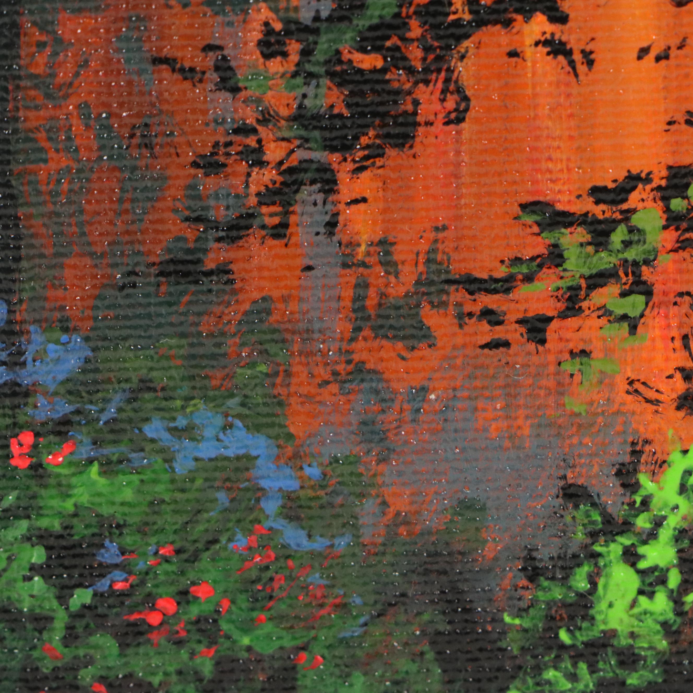 Doug "Bumo" Johnpeer Sunset Landscape Oil Painting, 2025