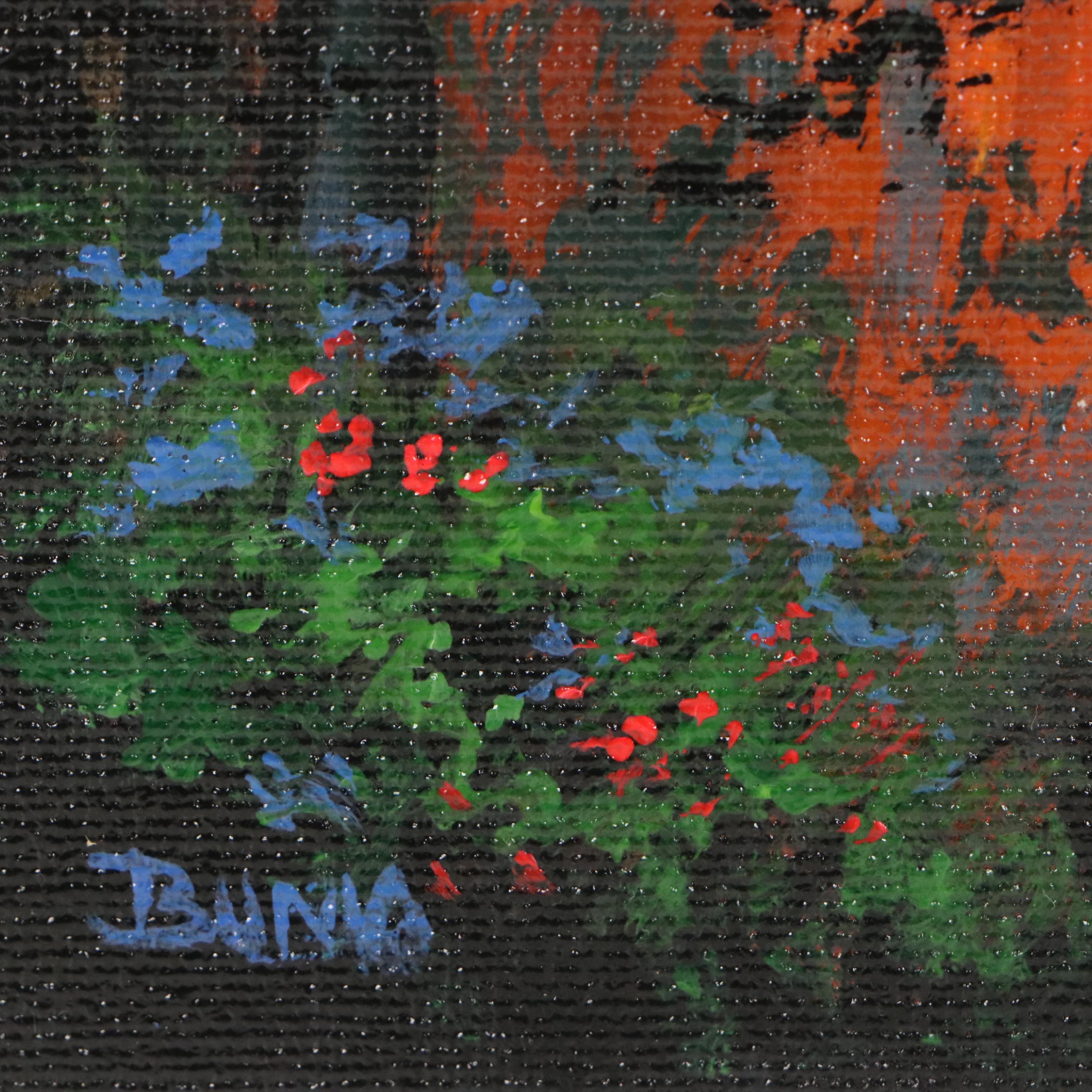 Doug "Bumo" Johnpeer Sunset Landscape Oil Painting, 2025