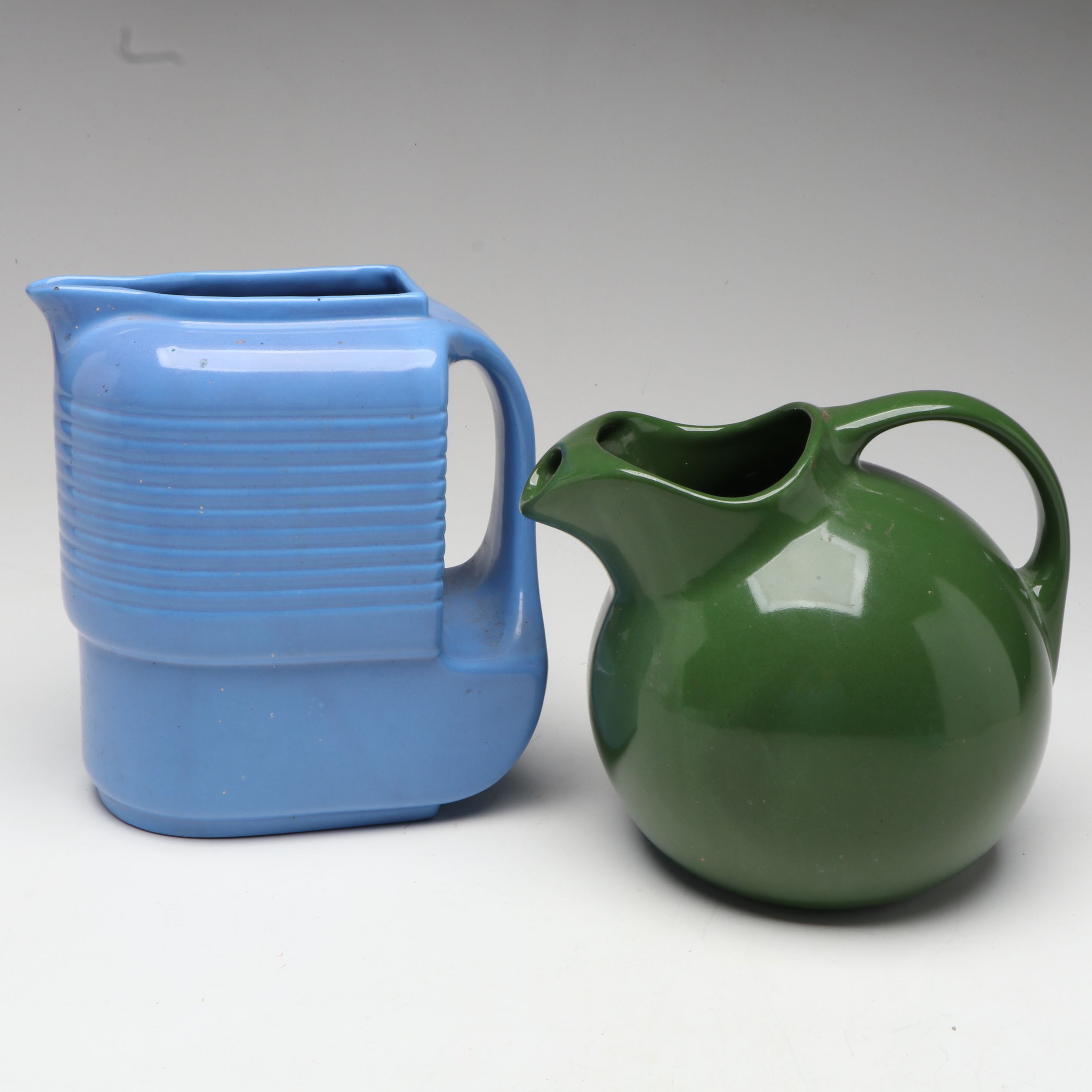 Hall China Ceramic Refrigerator Pitchers, 1930s to 1950s