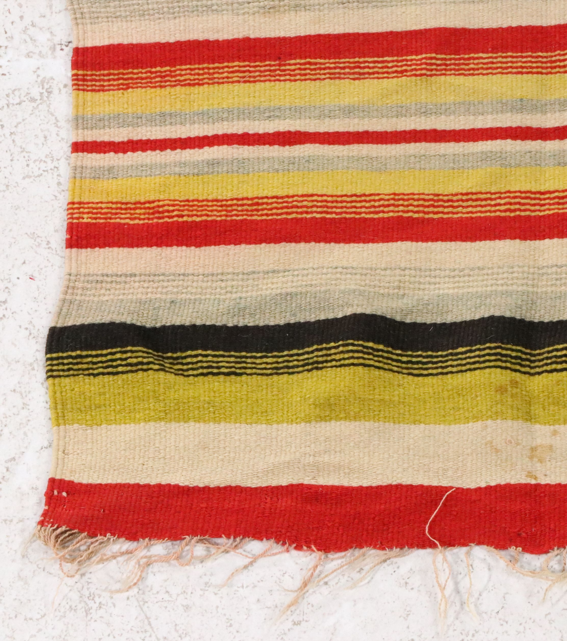 4'5 x 6'7 Handwoven Mexican Oaxaca Area Rug